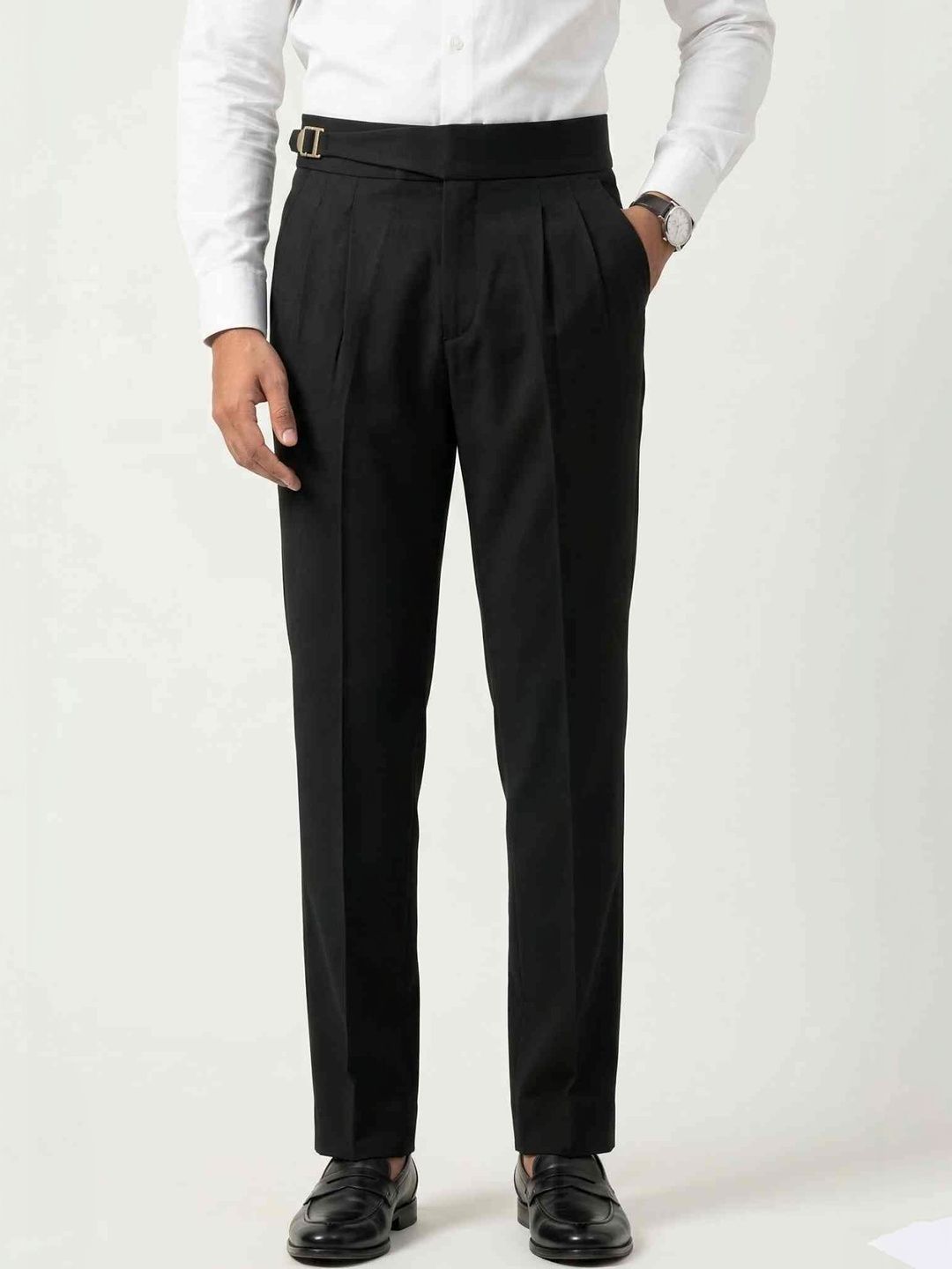 Kites Club Men Loose Fit High-Rise Trousers