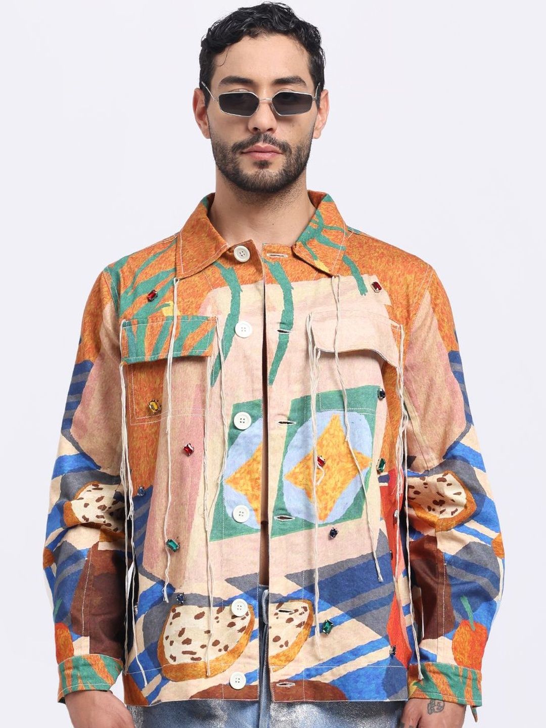 AURGE Men Woven Jacket