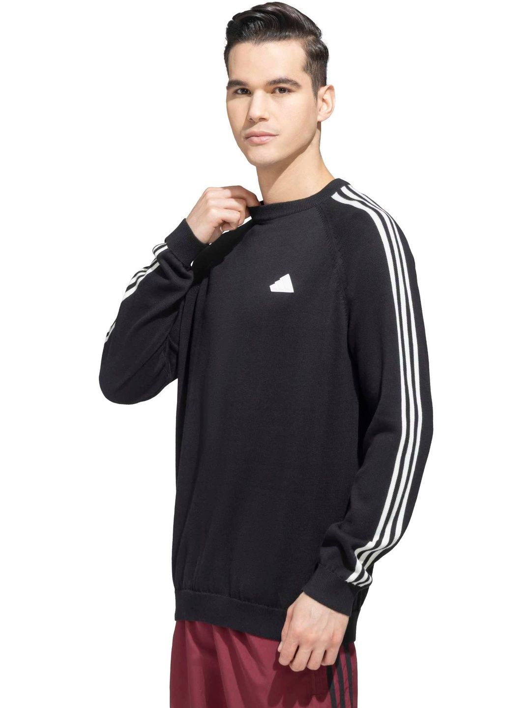 ADIDAS Pure Cotton Crew Neck Pullover Sweatshirt