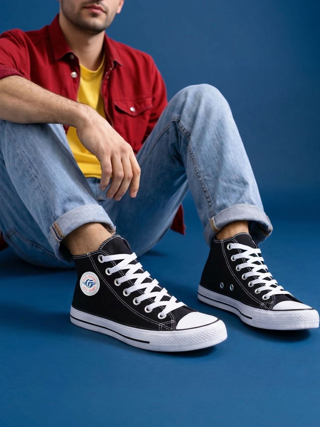 TRENDUTY Men High-Top Sneakers
