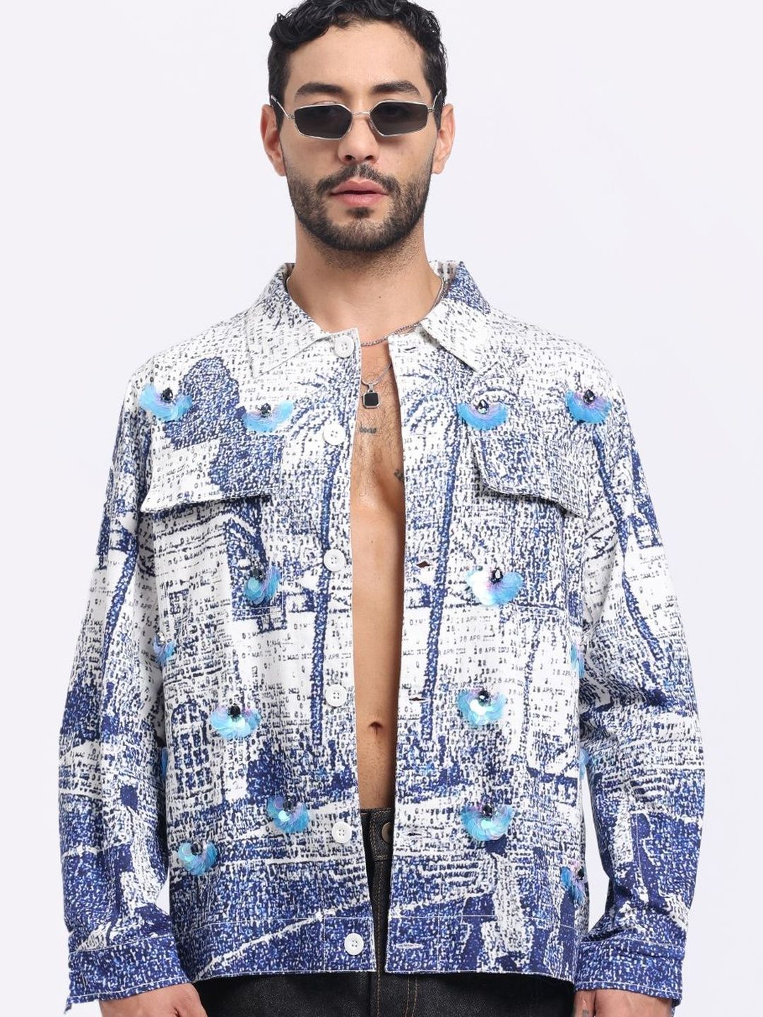 AURGE Men Woven Jacket