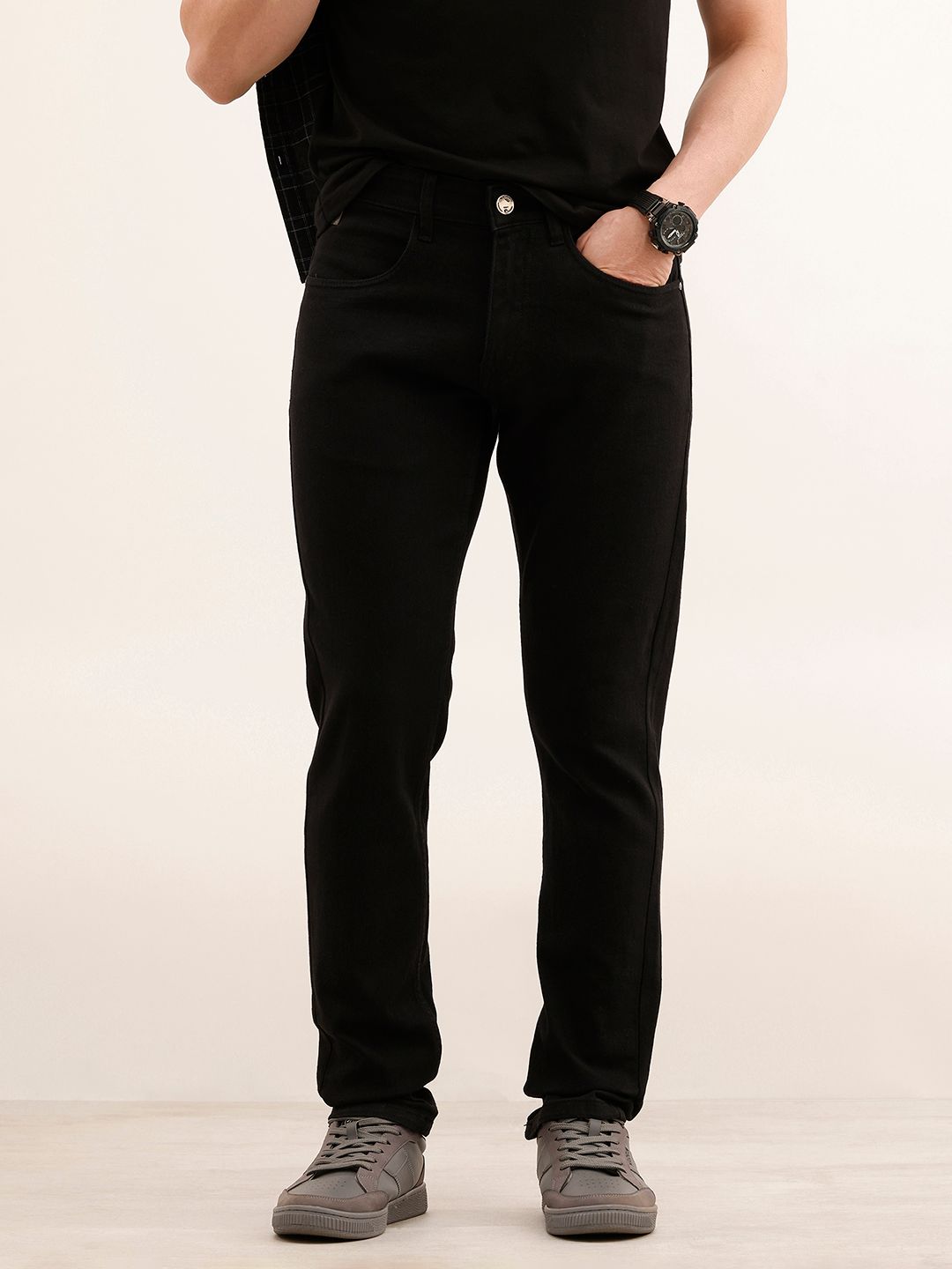 WROGN Men Slim Fit Stretchable Jeans