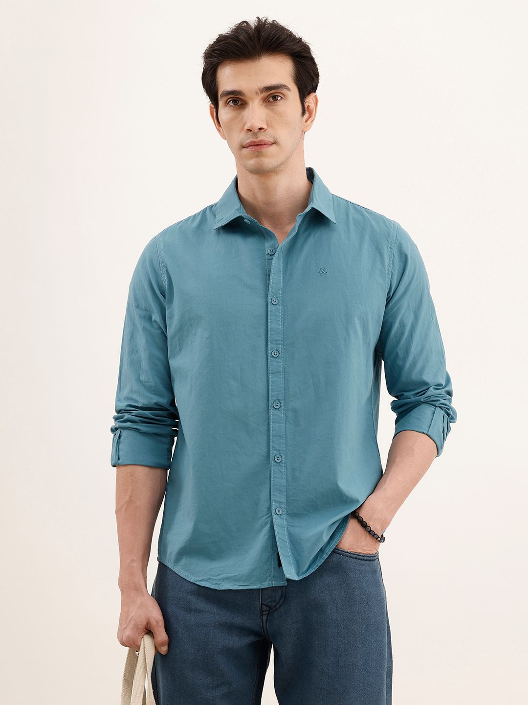 WROGN Pure Cotton Casual Shirt