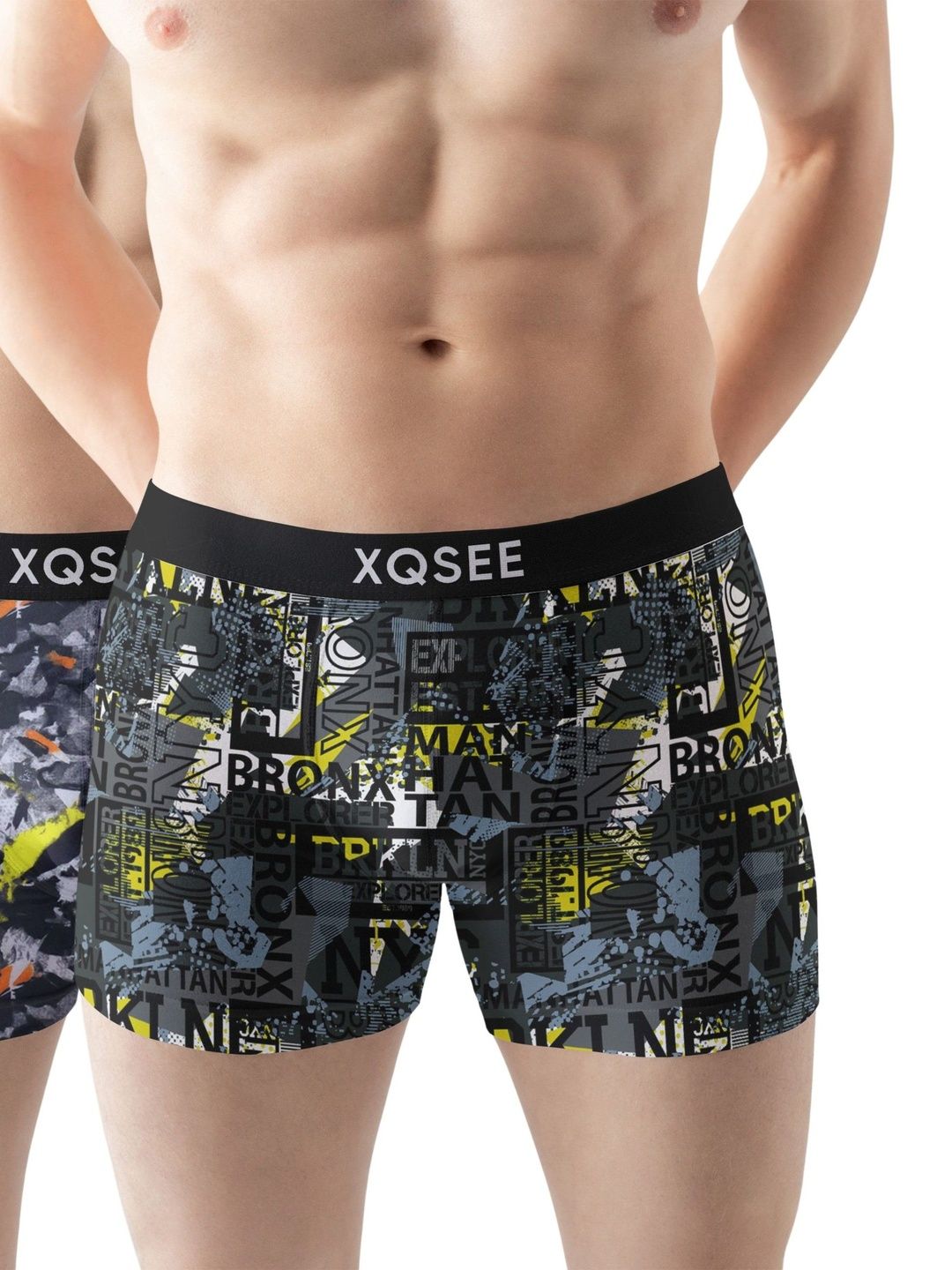 PTVIZE Pack of 2 Printed Trunks