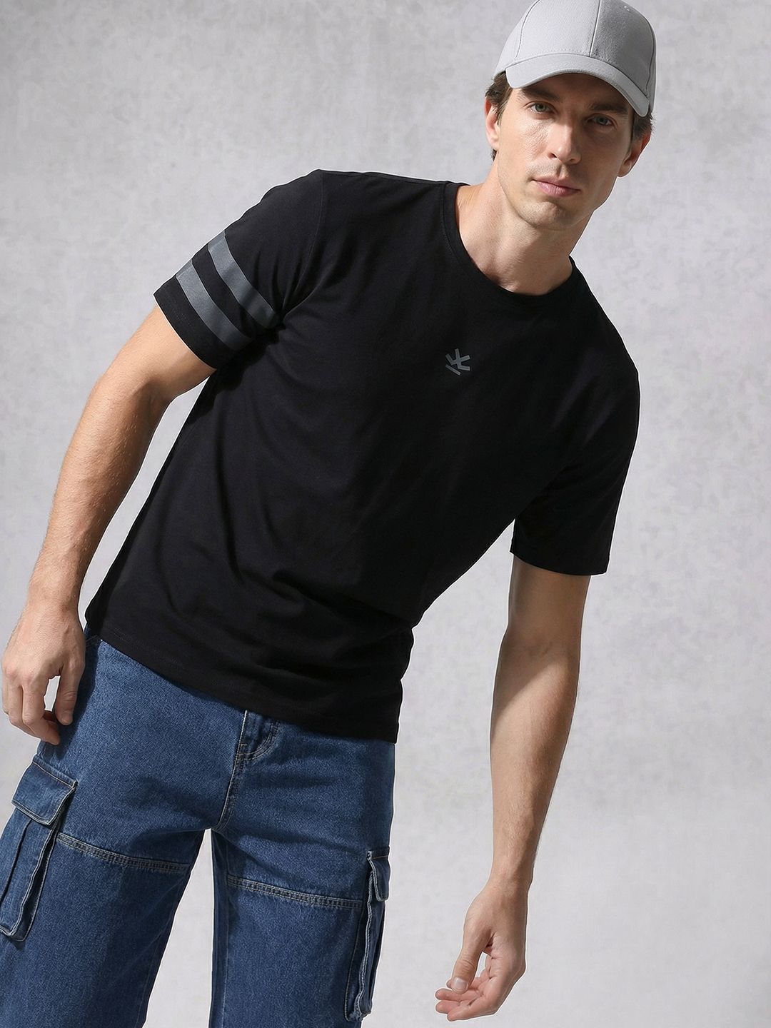 WROGN WROGN Round Neck Pure Cotton T-shirt