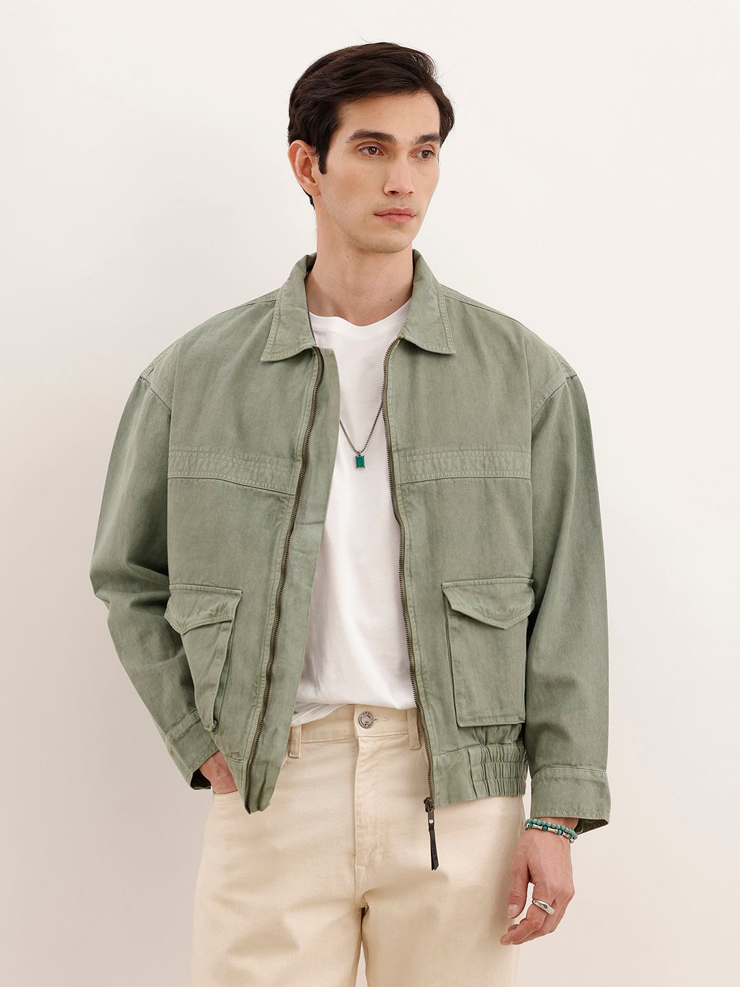WROGN WROGN Oversized Fit Pure Cotton Tailored Jacket