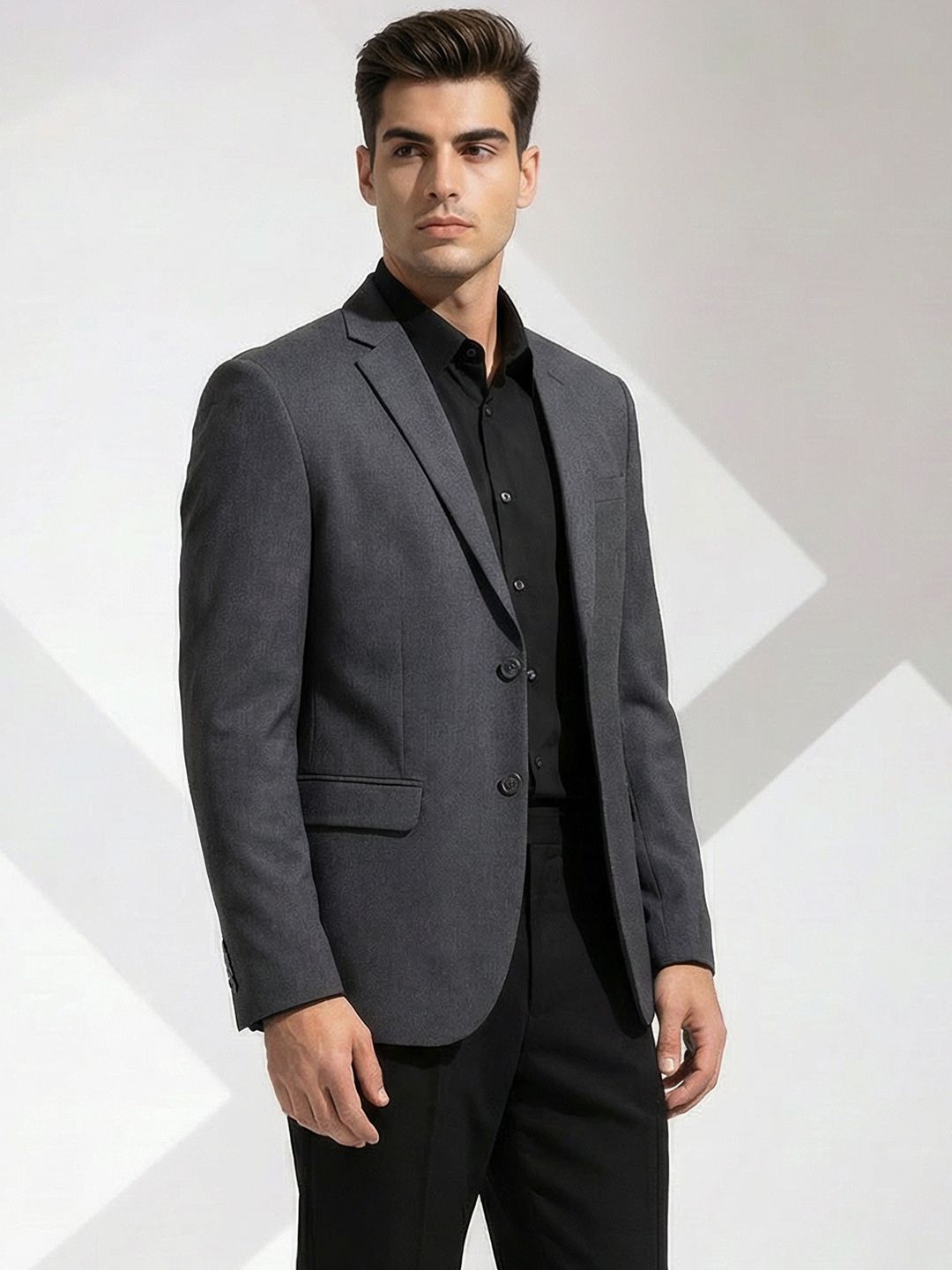 INVICTUS INVICTUS Single Breasted Slim Fit Formal Blazers