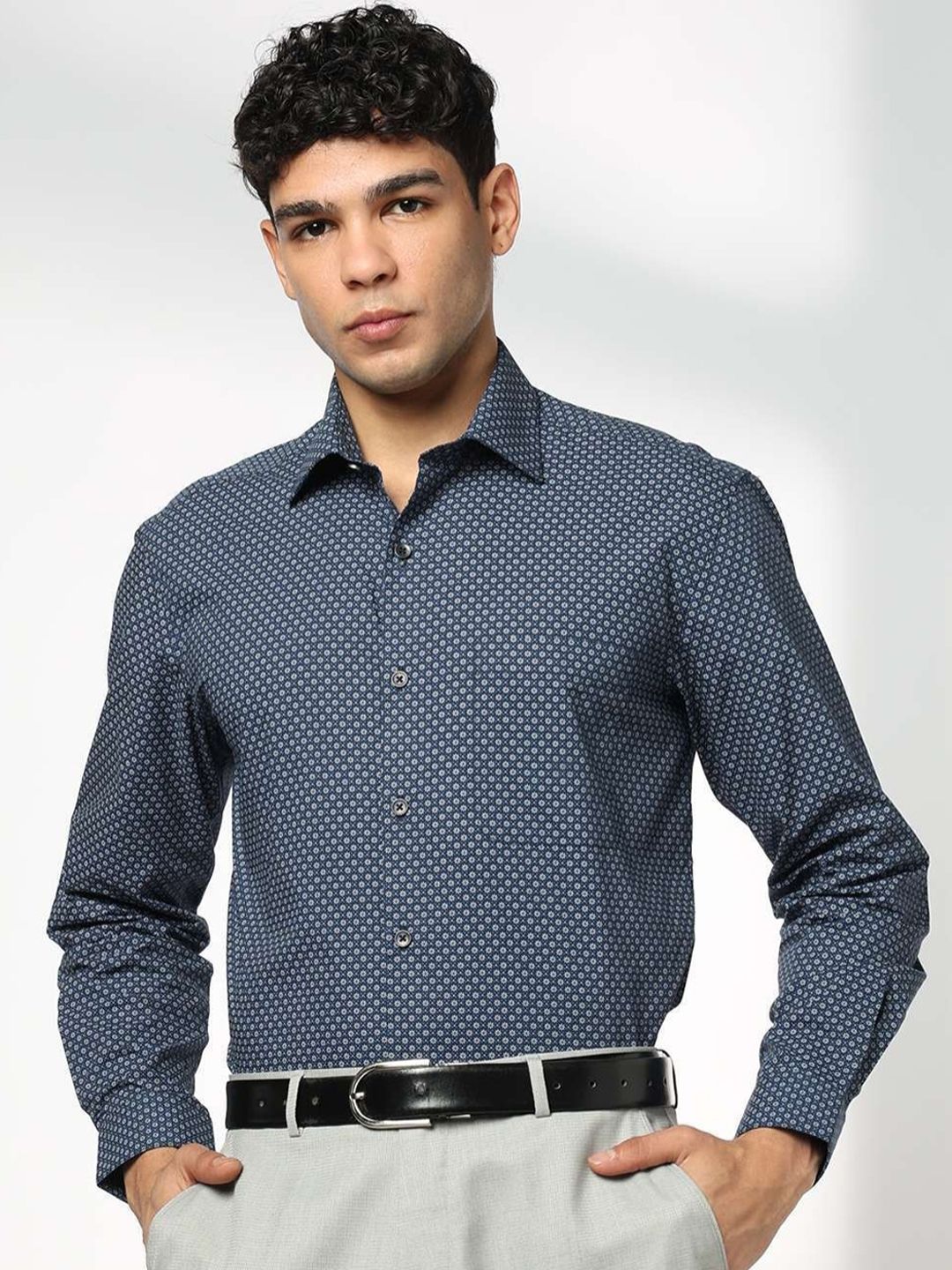John Players John Players Men Printed Formal Shirt