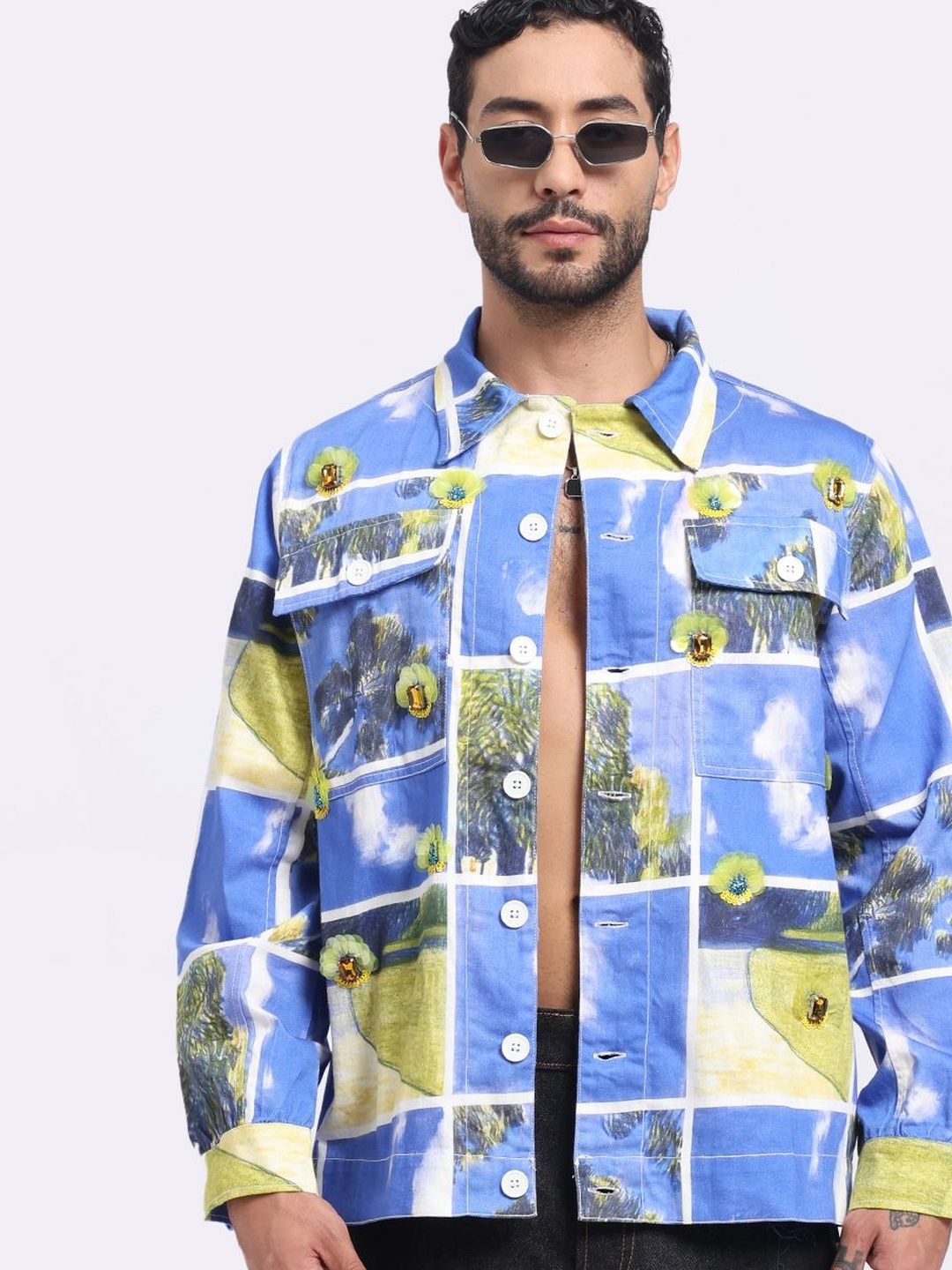 AURGE Men Woven Jacket