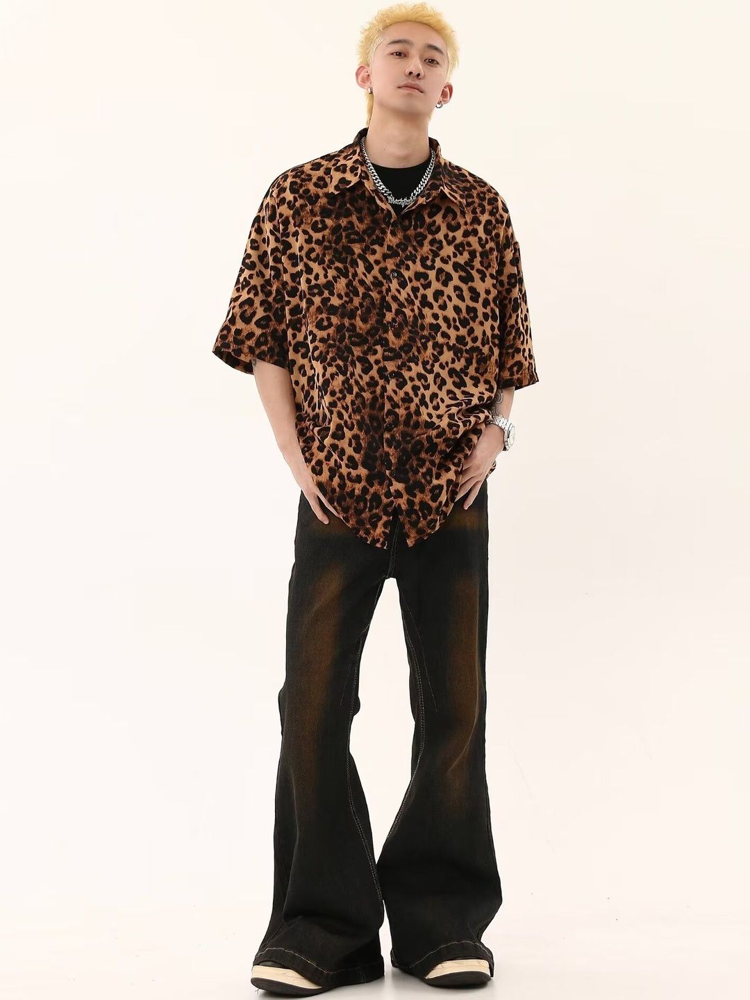 ANDREW HILL Men Animal Printed Casual Shirt