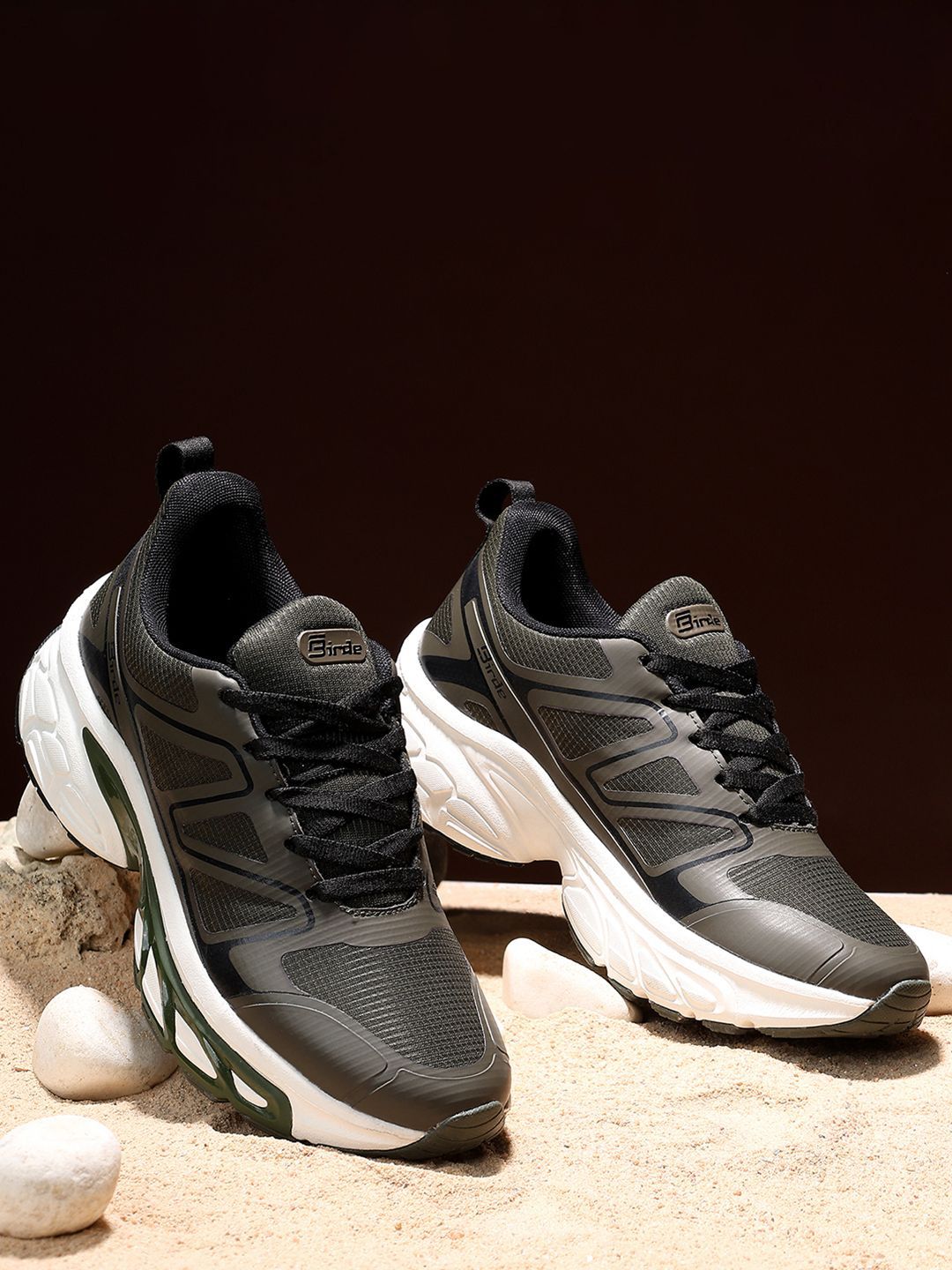 BIRDE Men Mesh Running Non-Marking Shoes