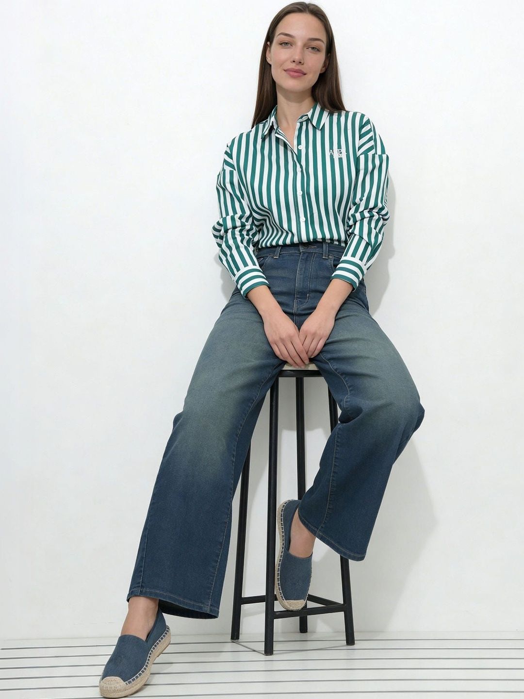 Women High-Rise Jeans U.S. Polo Assn. Women Women High-Rise Light Fade Stretchable Jeans