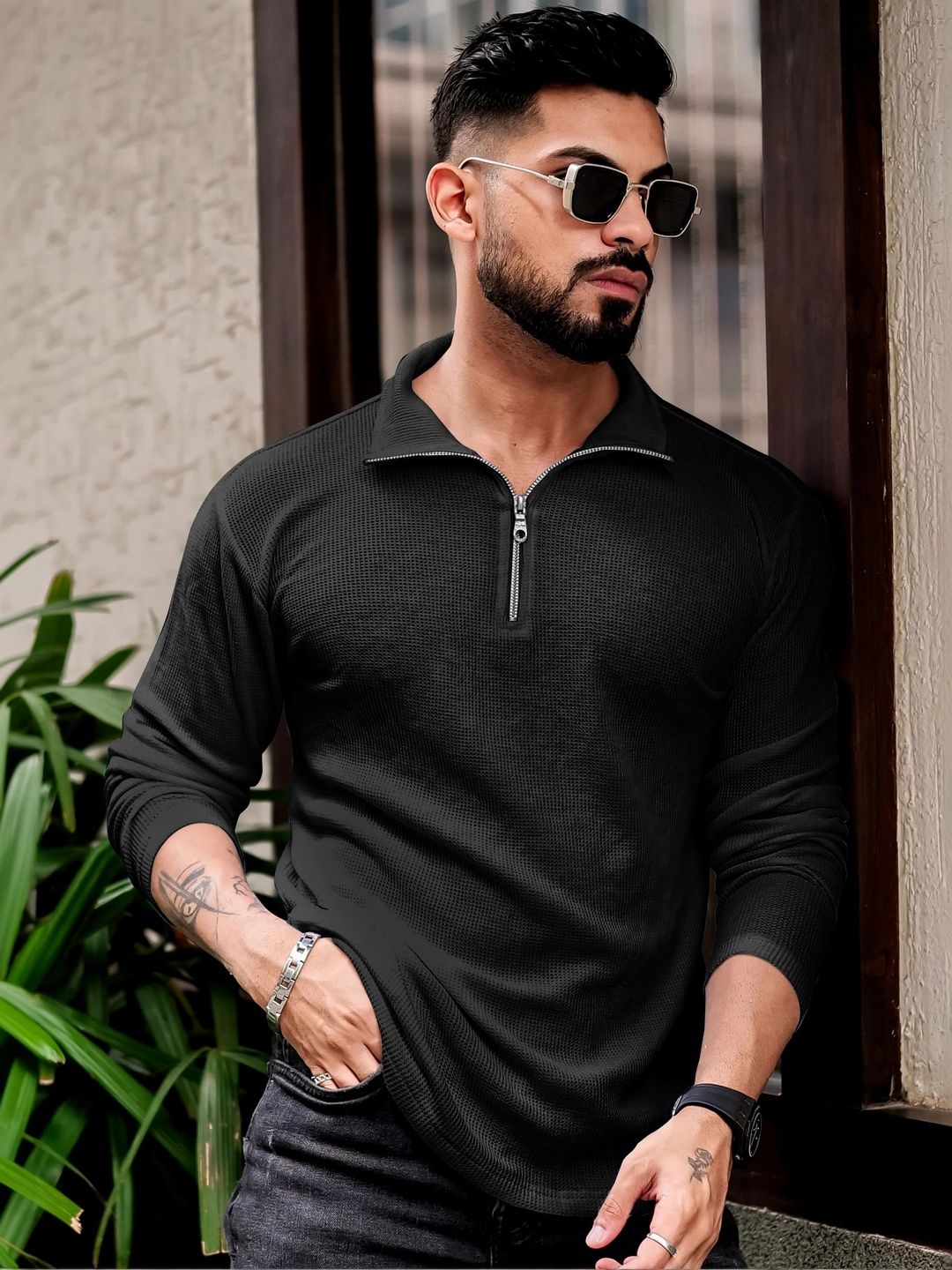 MODALEN Men Polo Collar T-shirt