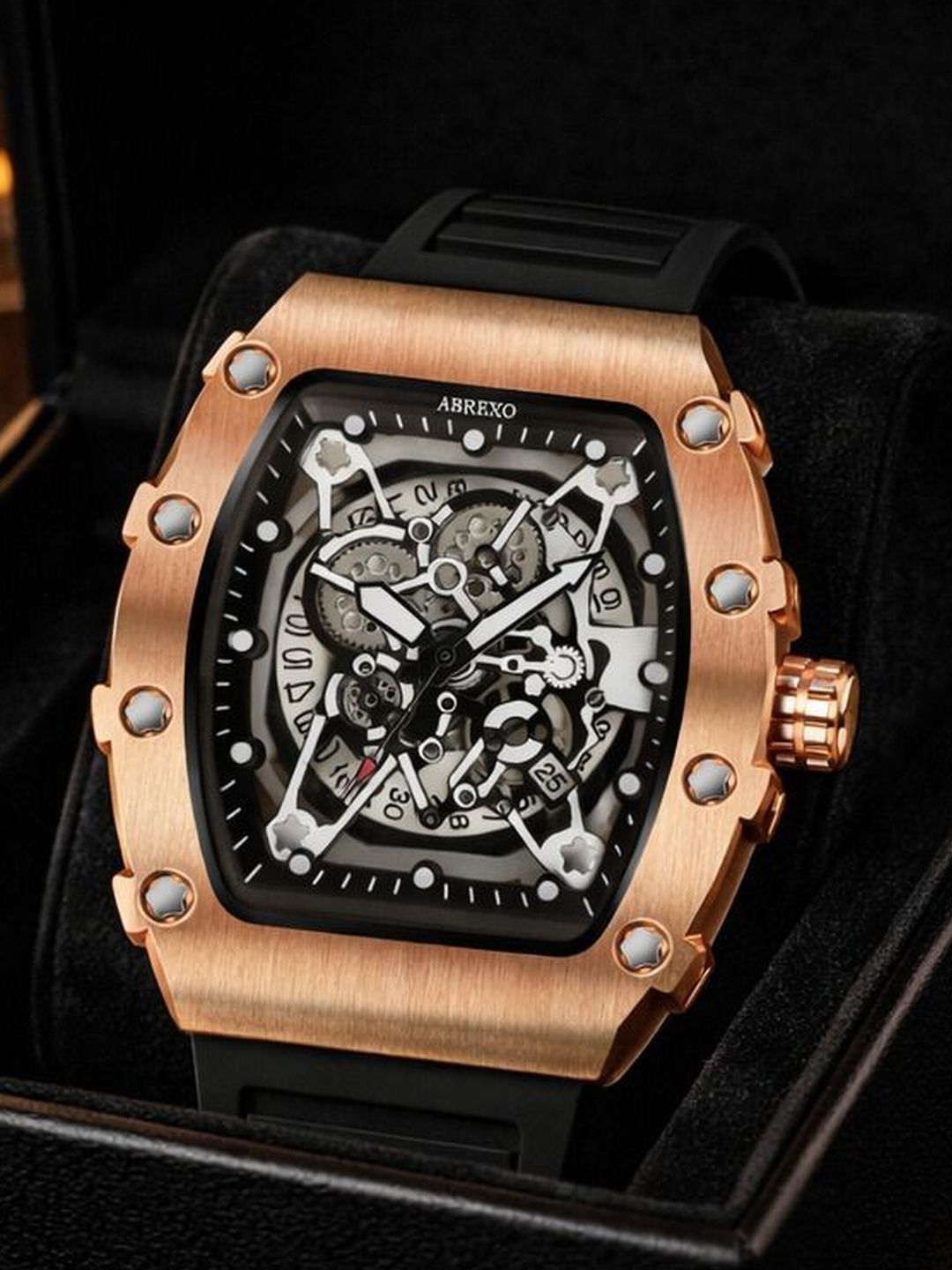 Abrexo Abrexo Men Dial & Straps Watch Abx3416