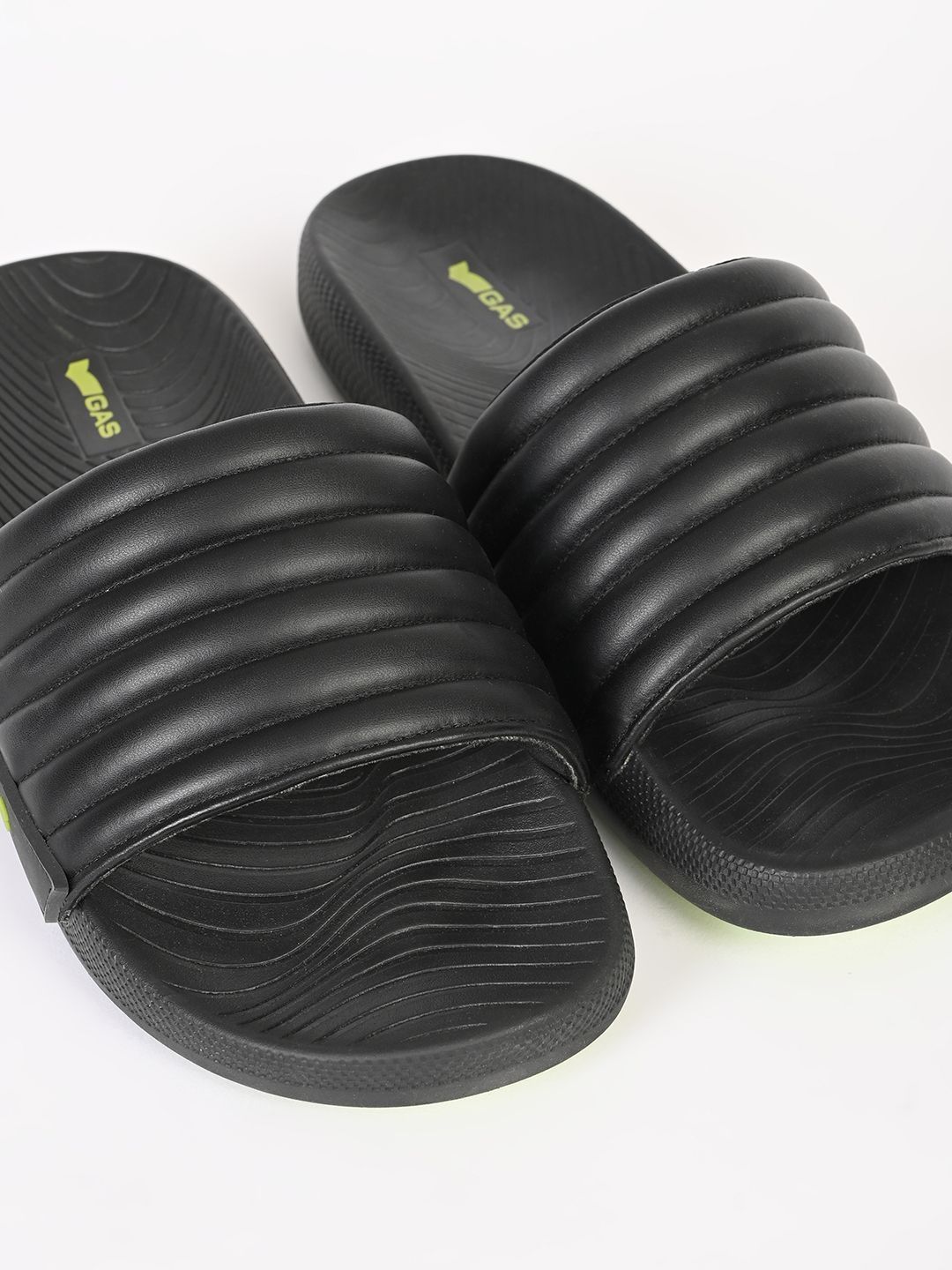 GAS Men CloudCrest Black Slides