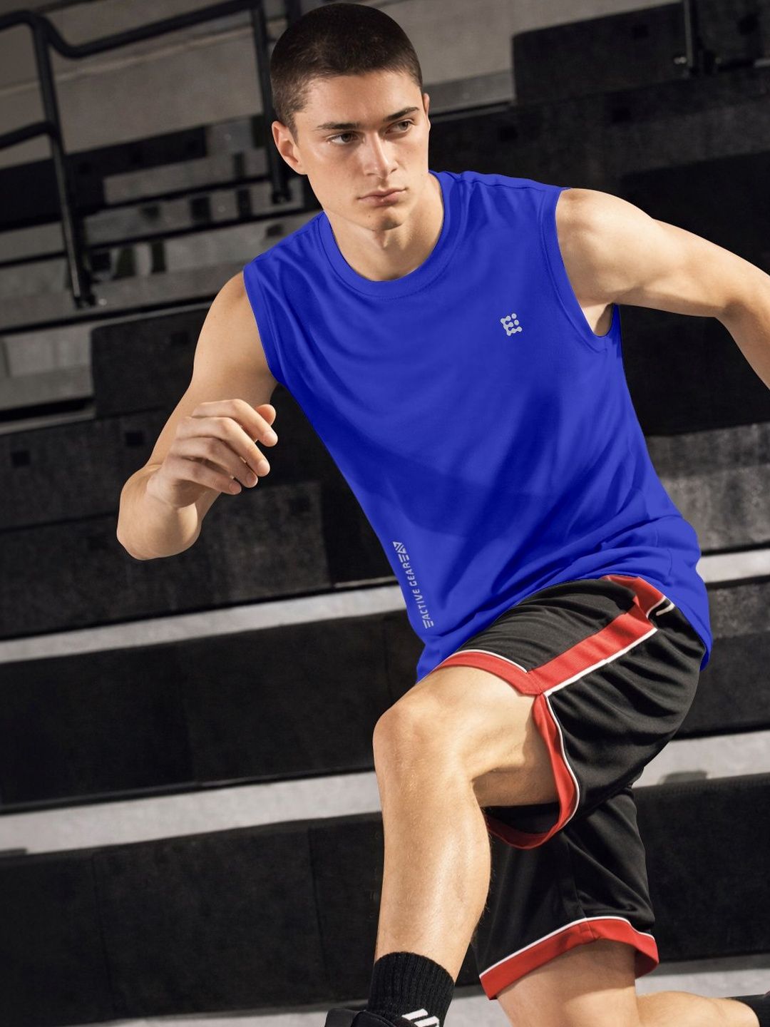 ENRIZZ Men Printed Dri-FIT T-shirt