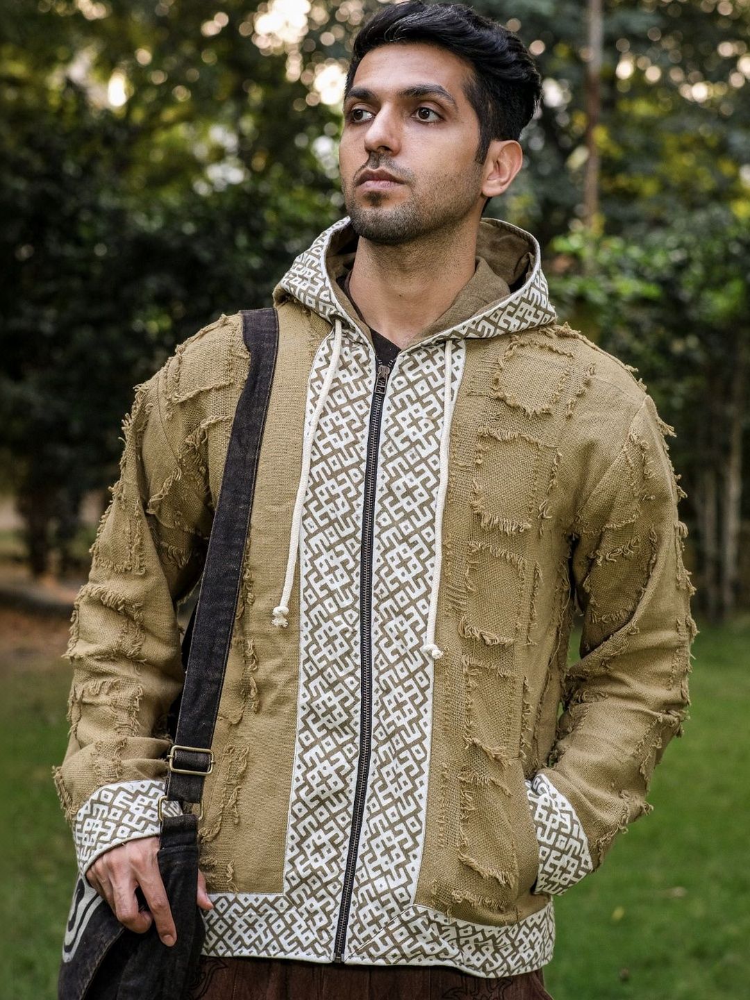 CRYSTAL HEAL Men Lightweight Outdoor Tailored Jacket
