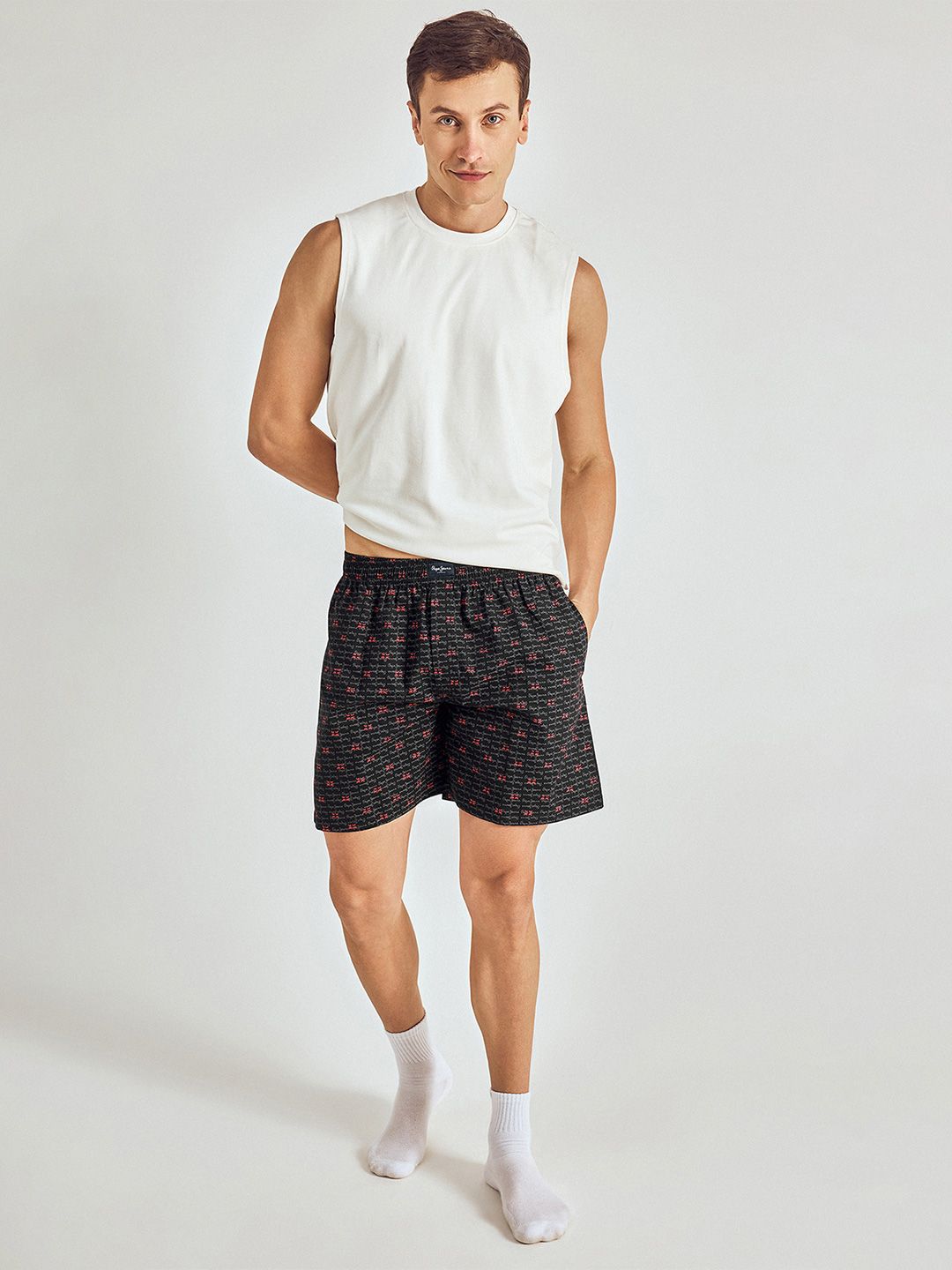 Pepe Jeans Printed Pure Cotton Breatheable Boxer