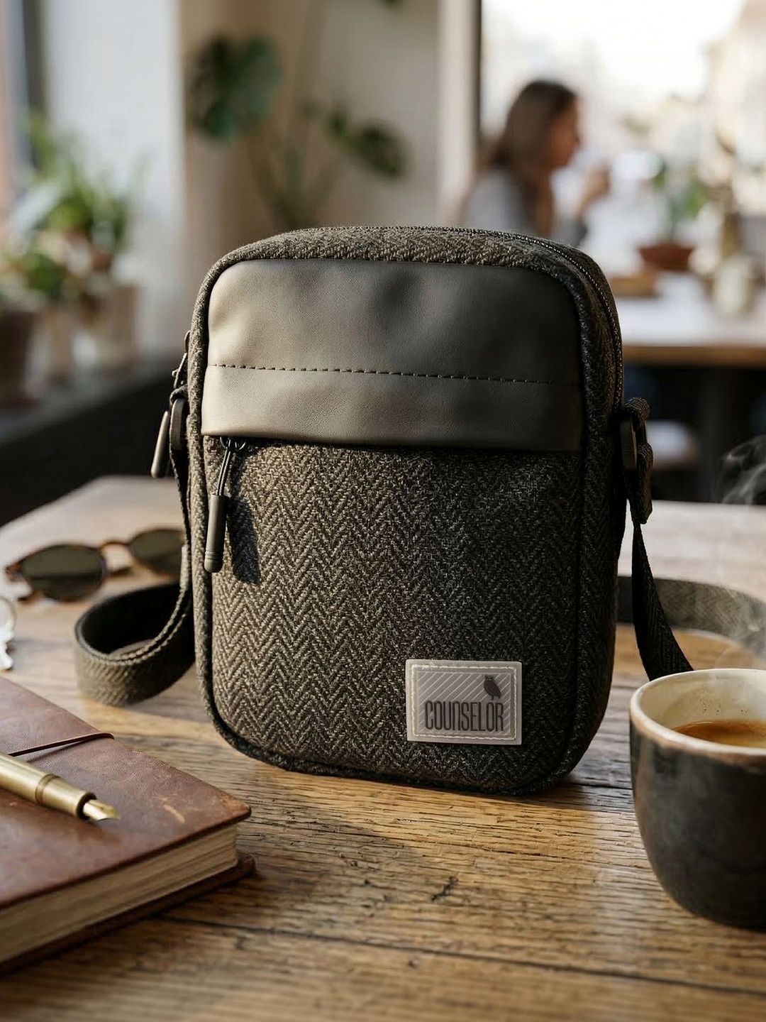 COUNSELOR Textured Sling Bag