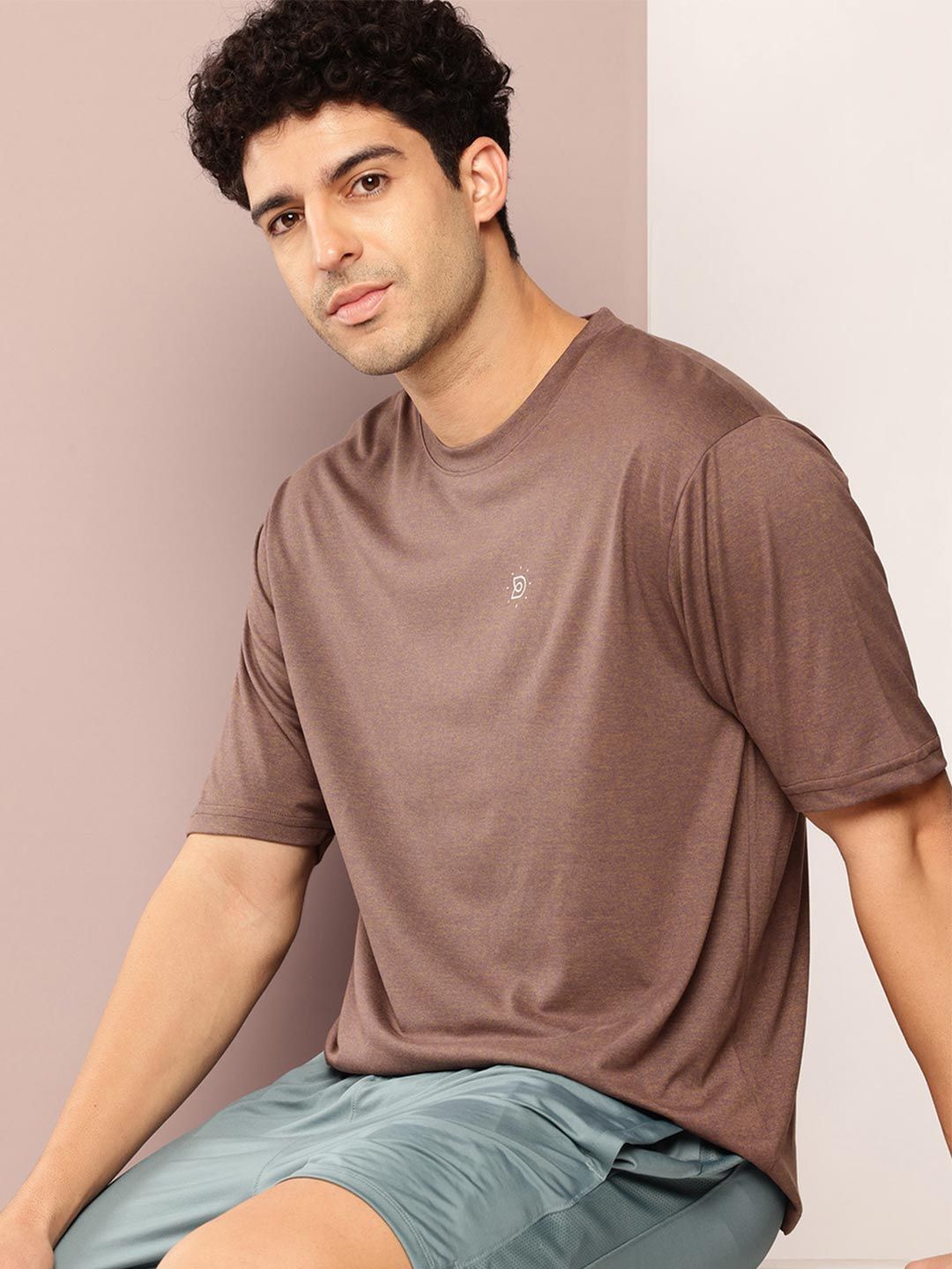 DILLINGER Men Polo Collar Antimicrobial Anti-Wicking Training T-shirt