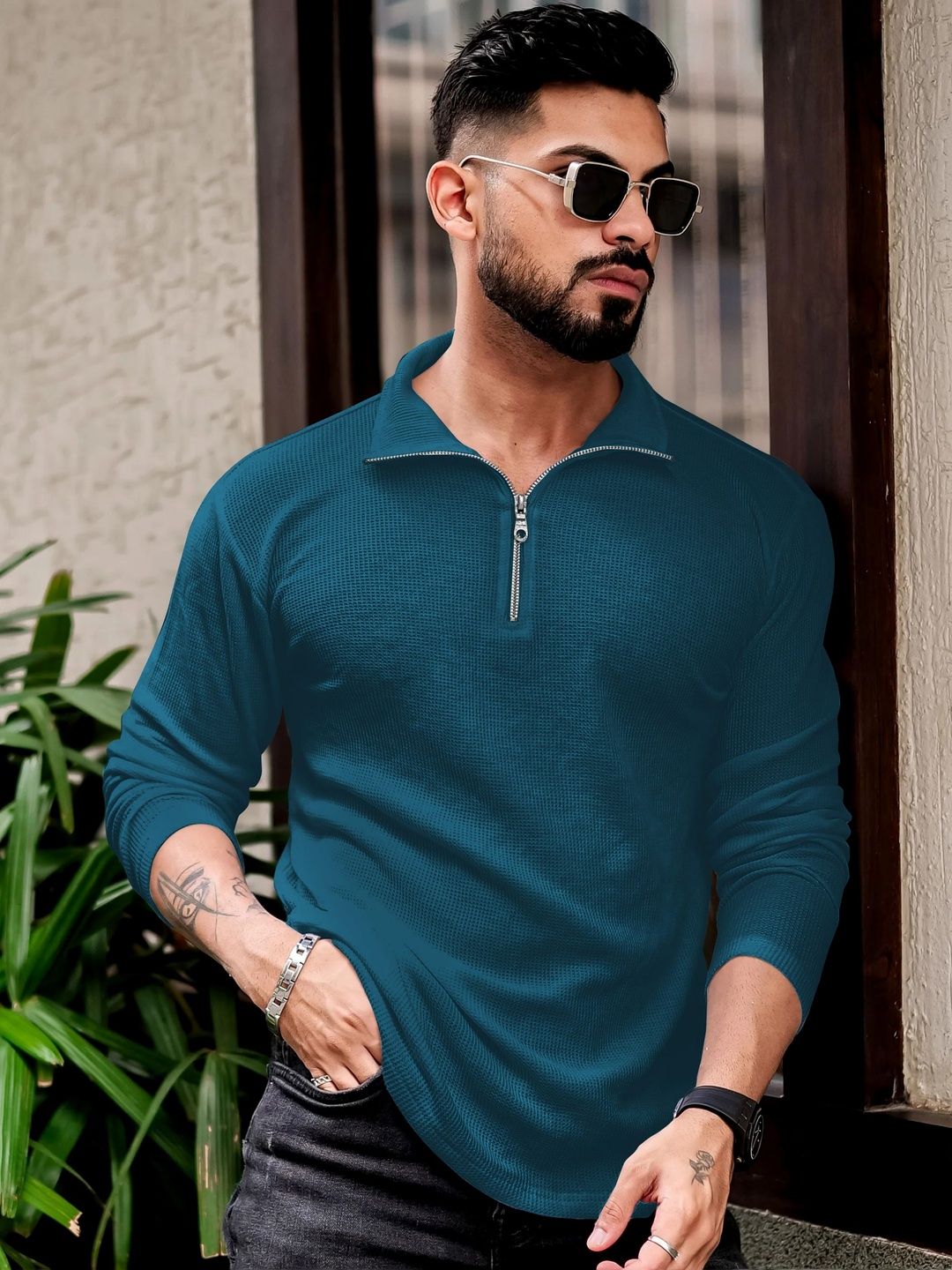 MODALEN Men Polo Collar T-shirt