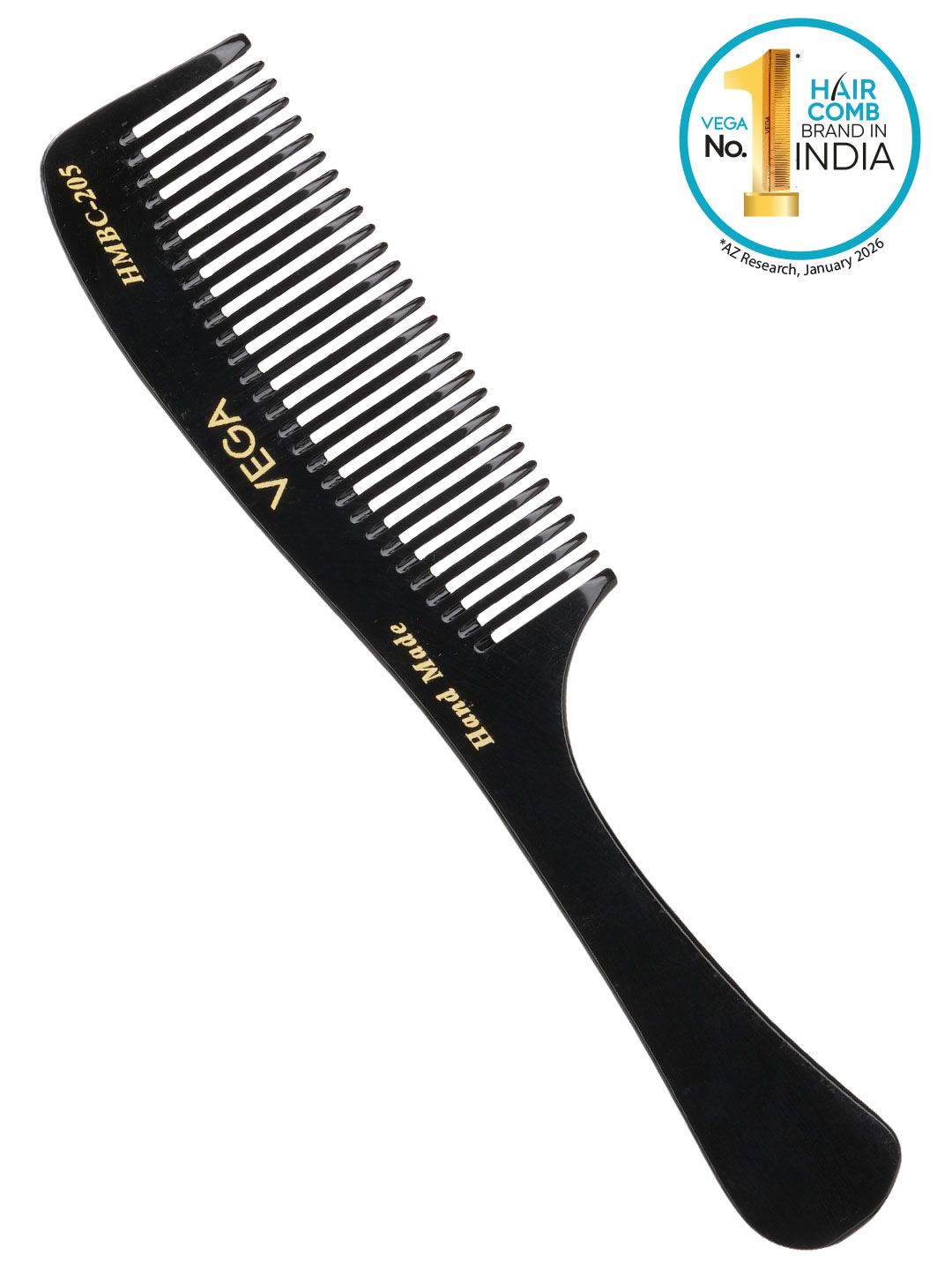VEGA Grooming Hair Comb - HMBC-205 - Black