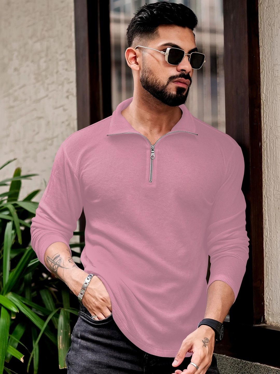 MODALEN Men Polo Collar T-shirt