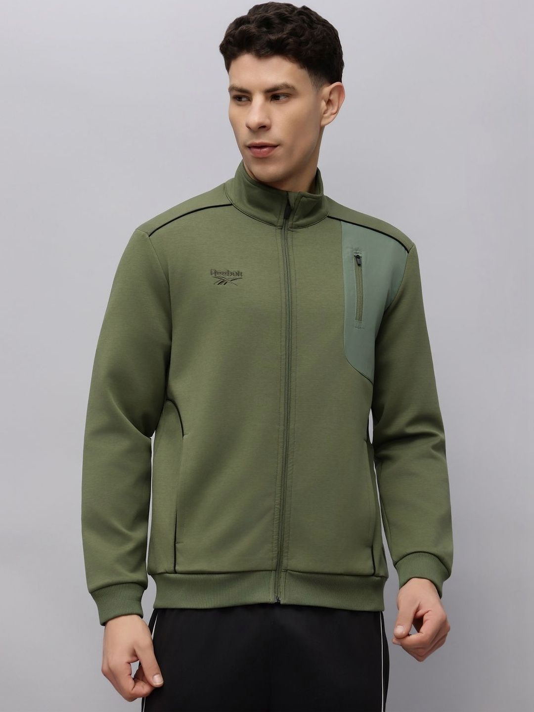 Reebok Mock Collar Sports Jacket
