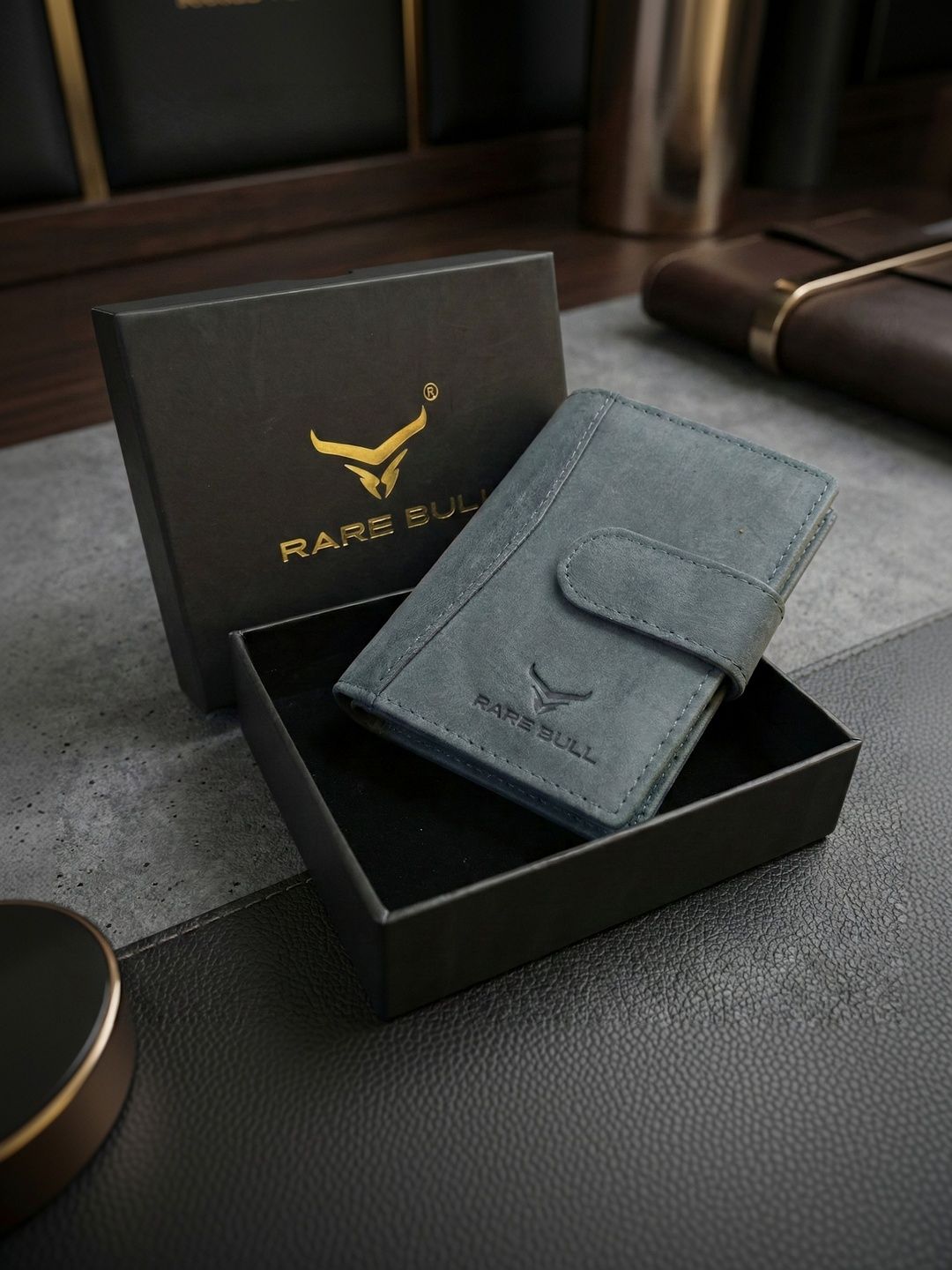 RARE BULL Men Leather Wallets