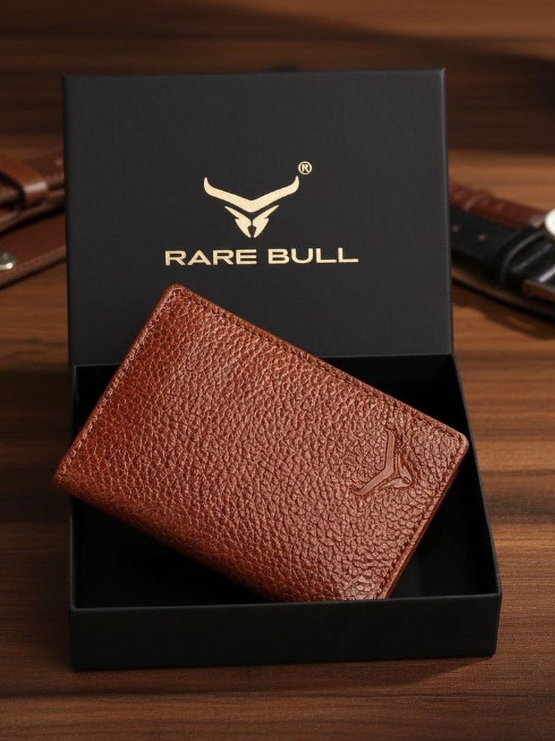 RARE BULL Men Leather Wallets