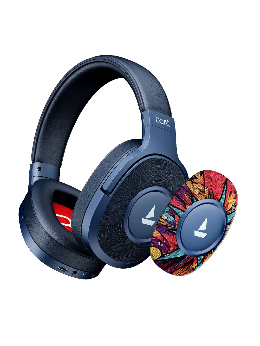 boAt Rockerz Plus 550 Up To 100 Hours Playback Over Ear Headphones