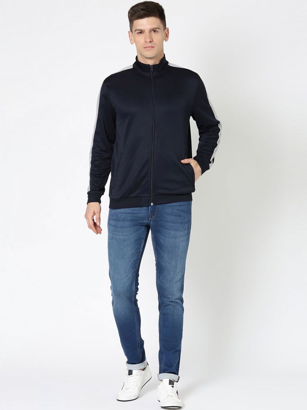 Reebok Mock Collar Sporty Jacket