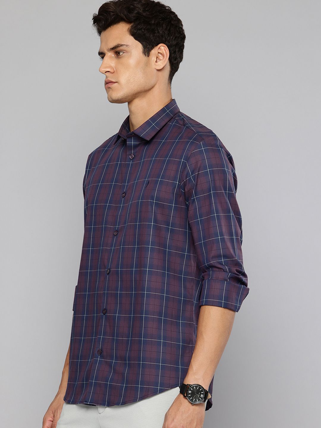 Indian Terrain Classic Checked Casual Shirt