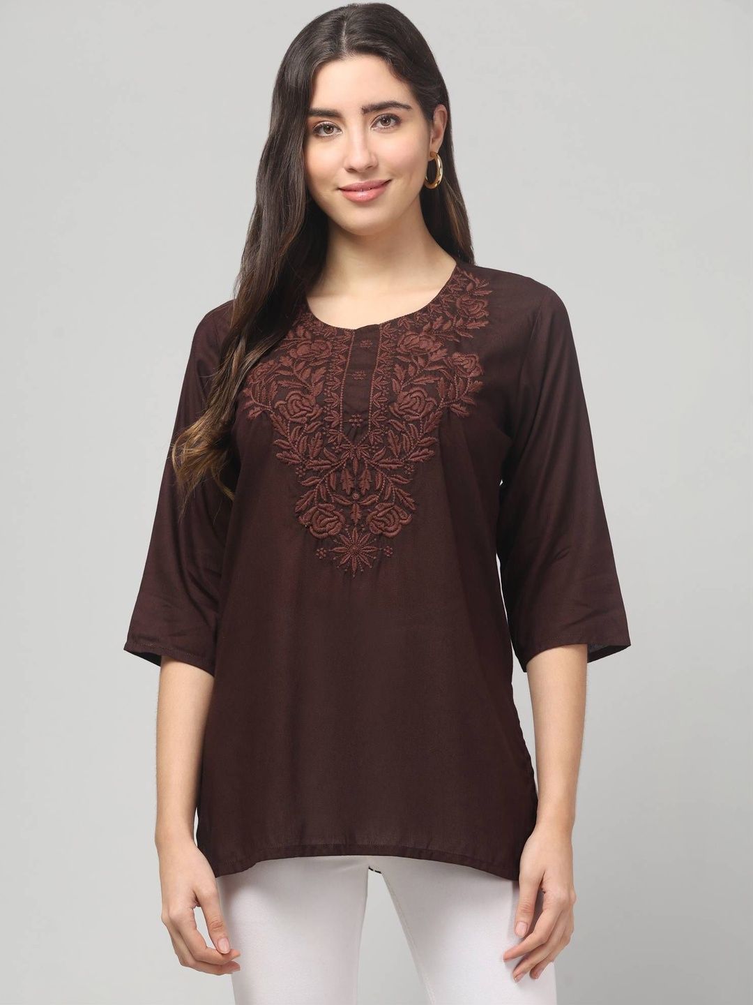 ASAD GARMENTS Embroidered Chikankari Chikankari Kurti
