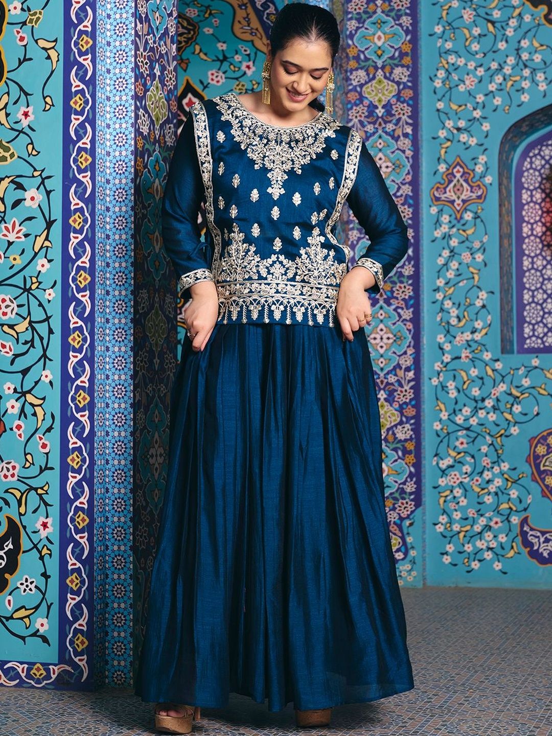 MADHURAM Embroidered Ready to Wear Lehenga