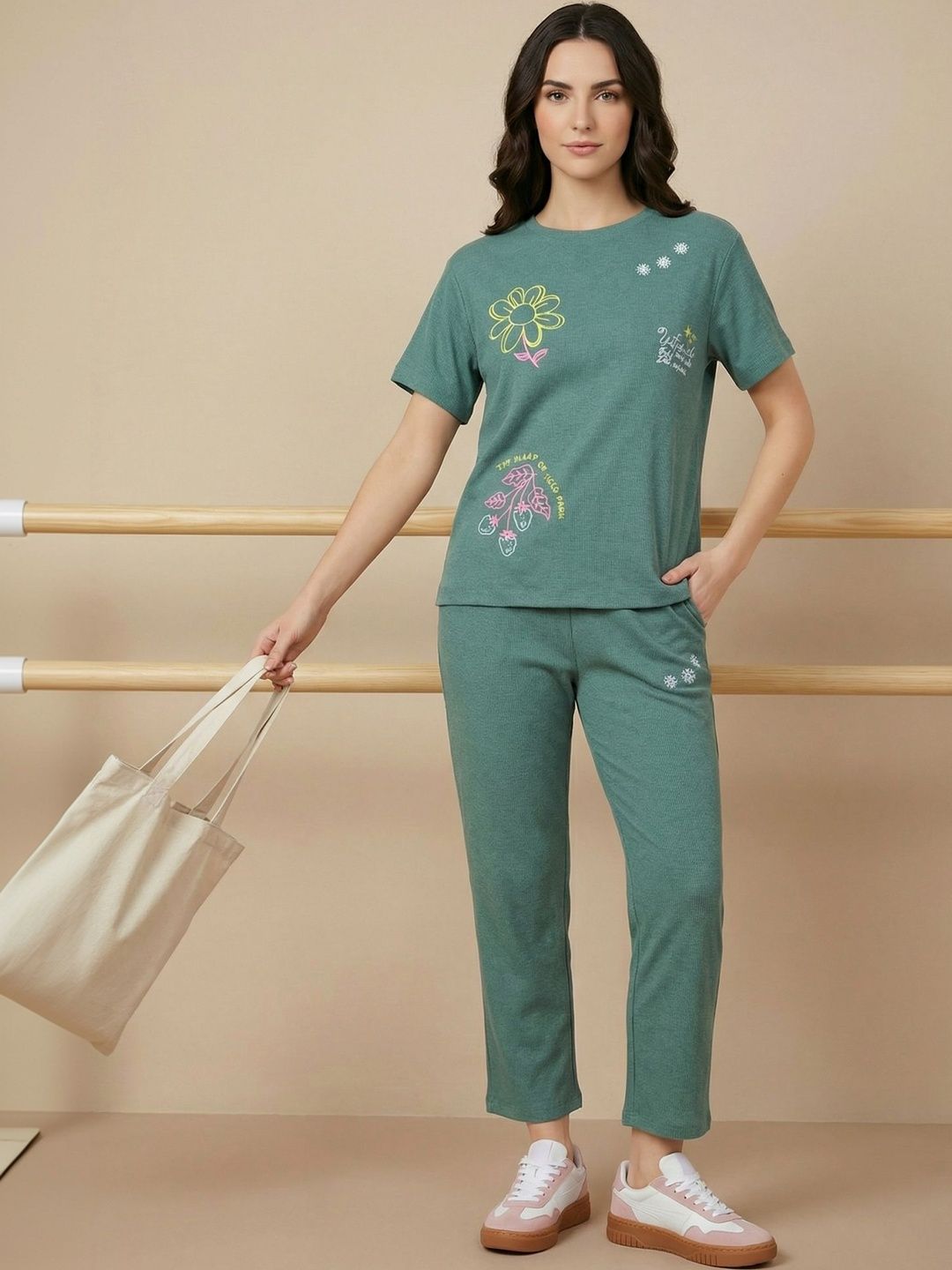 ETC X beebelle Printed Top with Trousers