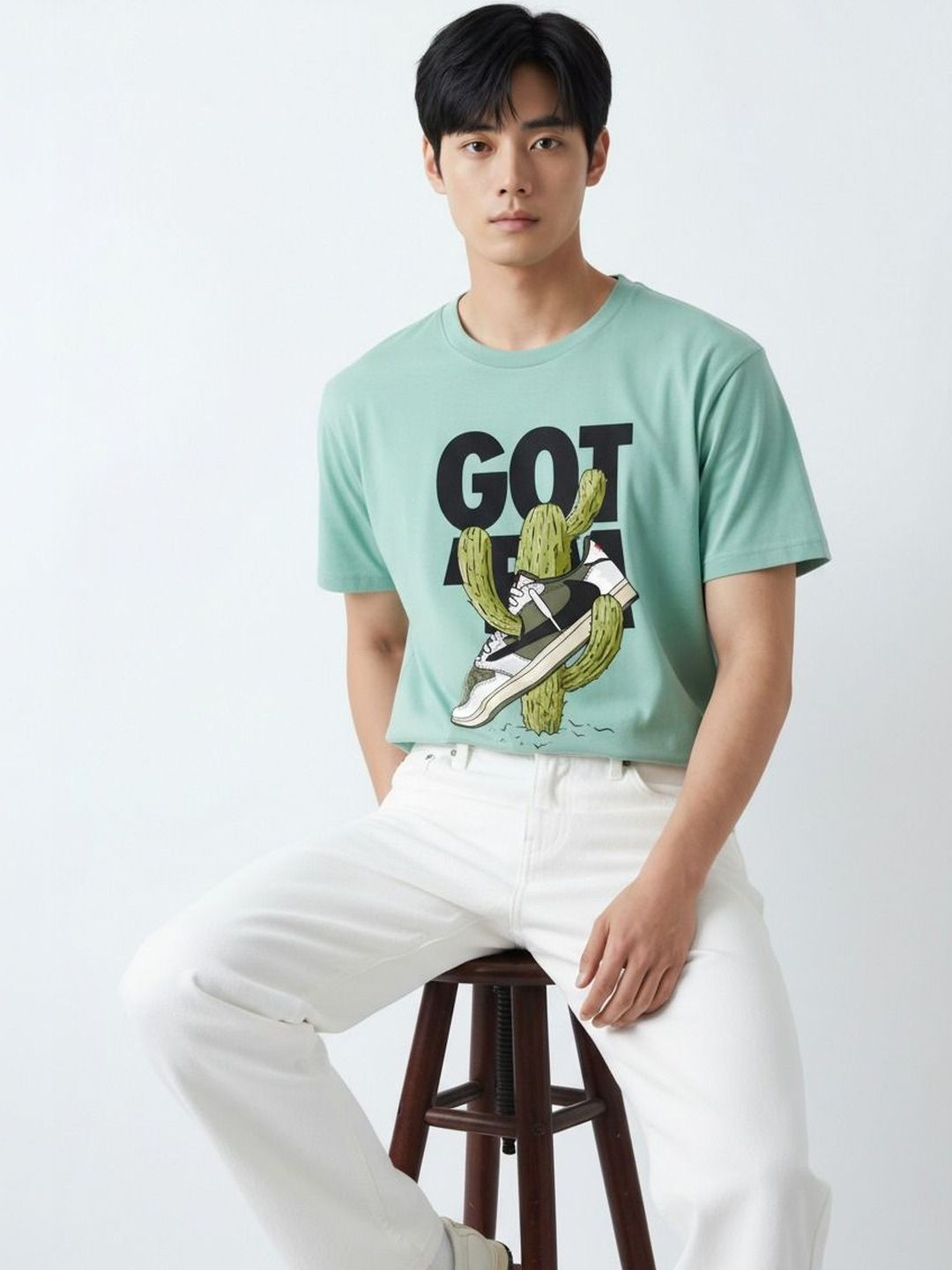 GIBBONTE Men Printed Tshirts