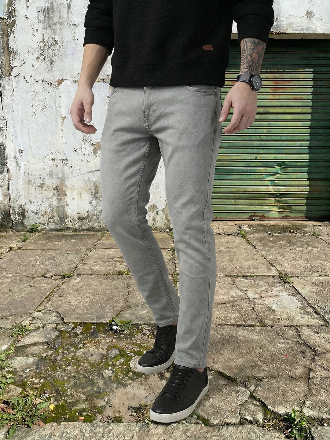 The Roadster Lifestyle Co. Men Slim Fit Light Fade Stretchable Jeans