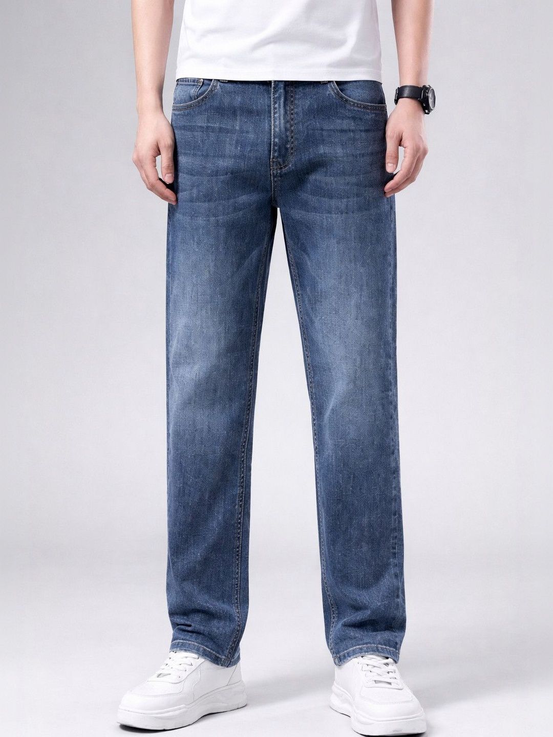 M&H Easy Men Straight Fit Trousers