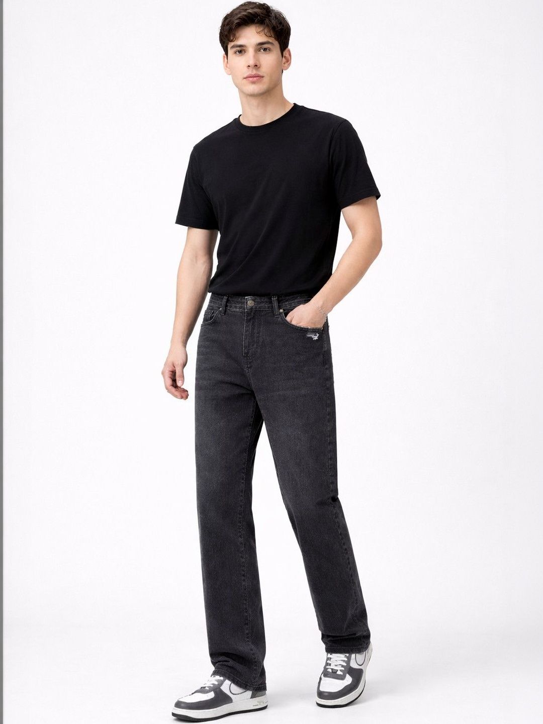 Suo Men Straight Fit Jeans