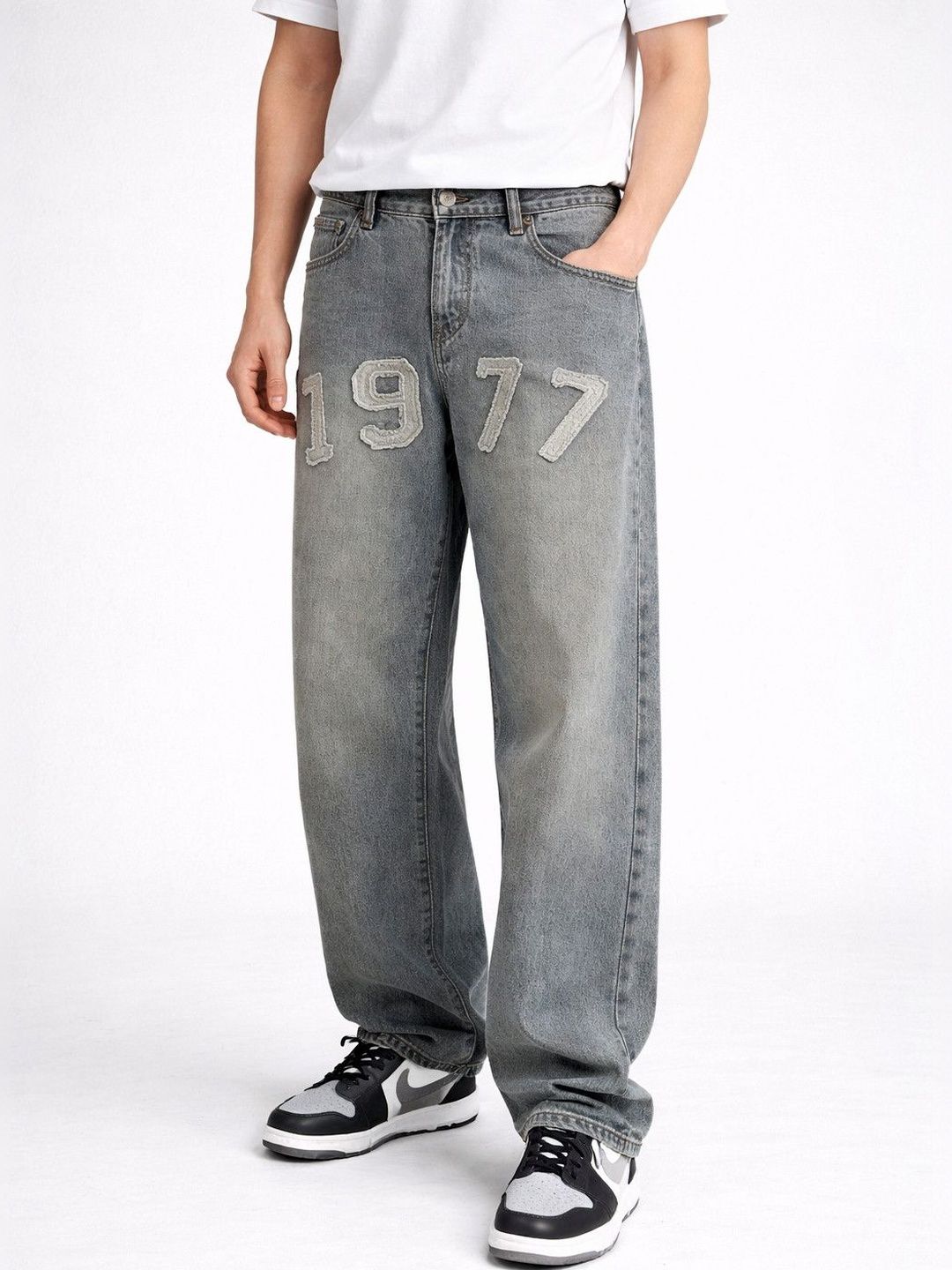 Suo Men Straight Fit Jeans