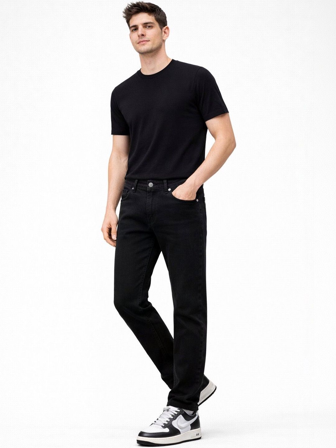 M&H Easy Men Straight Fit Trousers