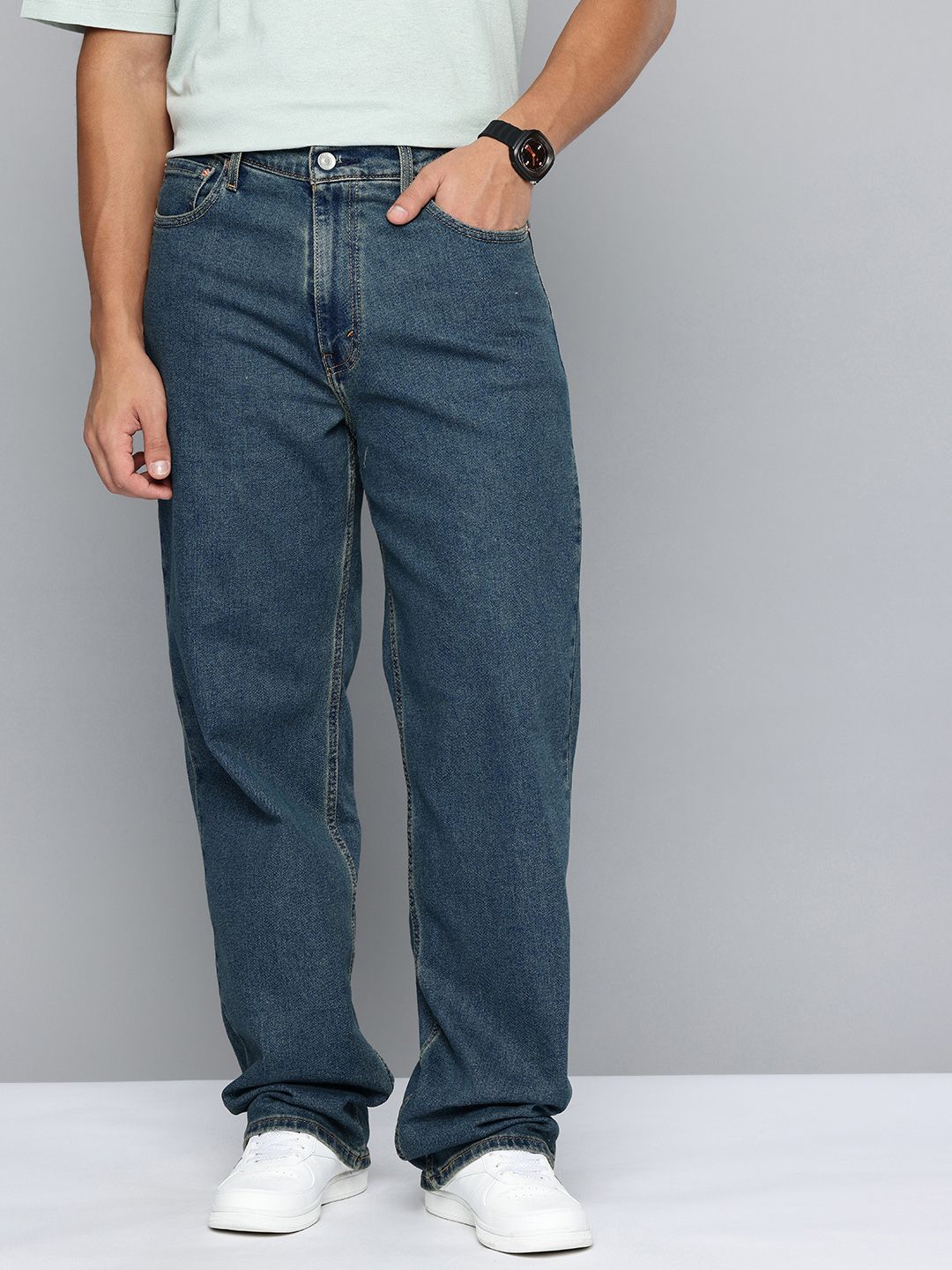 Levis Levis Men 578 Loose Fit Mid-Rise Light Fade Stretchable Jeans