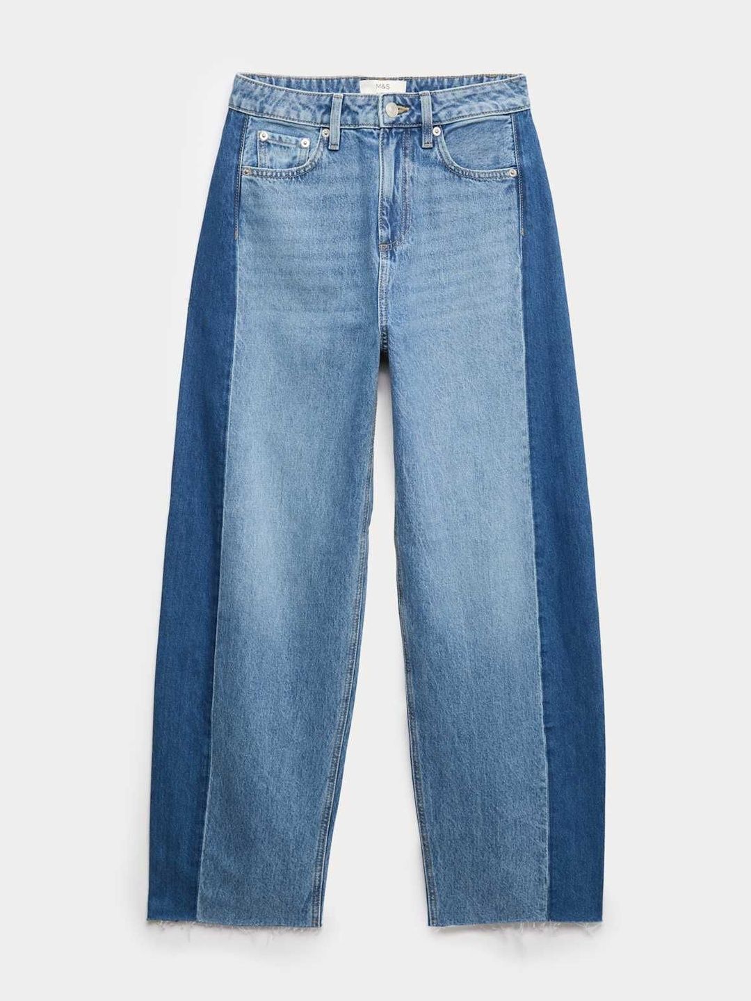 Mid Rise Barrel Jeans