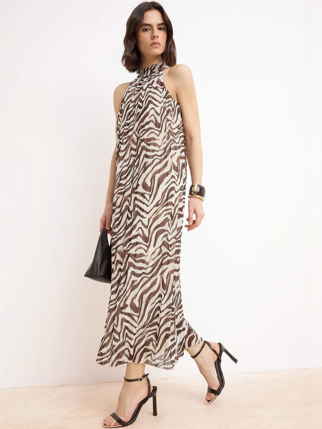 Animal Print Maxi Dress - Buy Animal Print Maxi Dress online in India