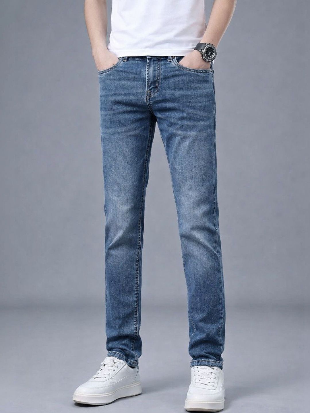 M&H Easy Men Straight Fit Trousers