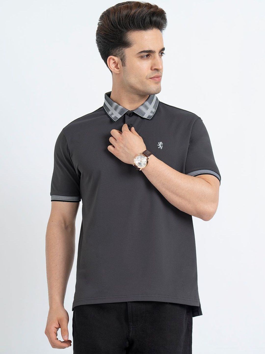 Red Tape Men Polo Collar T-shirt