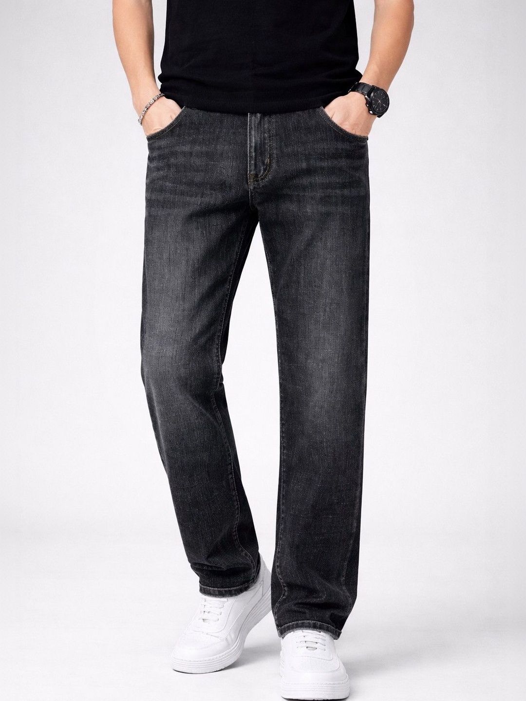 M&H Easy Men Straight Fit Trousers