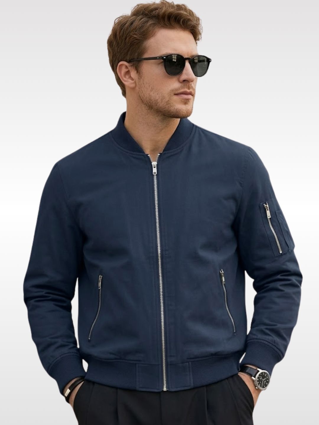 CARABA Men Windcheater Bomber Jacket