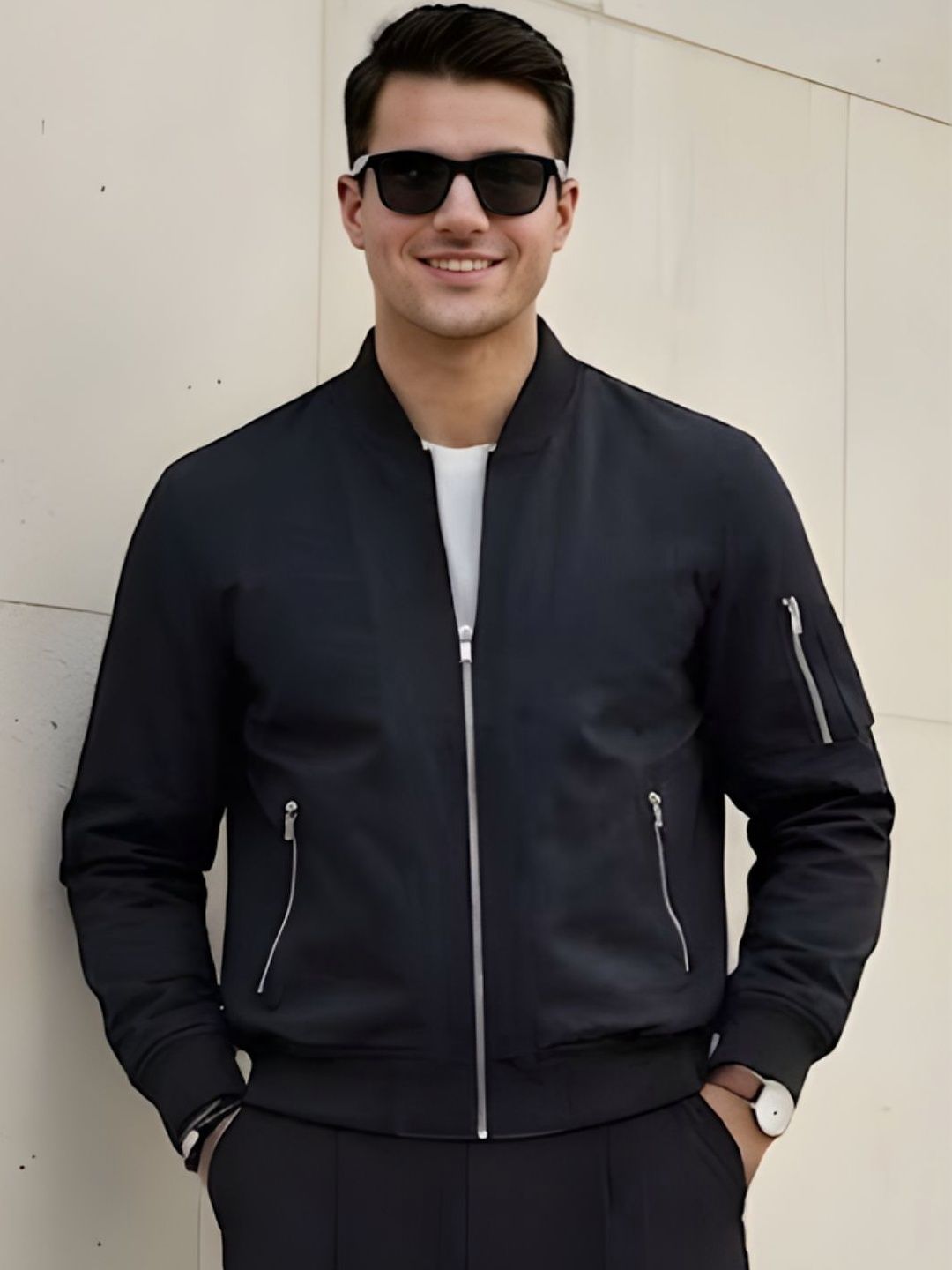 MIA FASHION Men Windcheater Outdoor Bomber Jacket